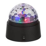 LED-Tischdekoleuchte Disco mit buntem Licht
