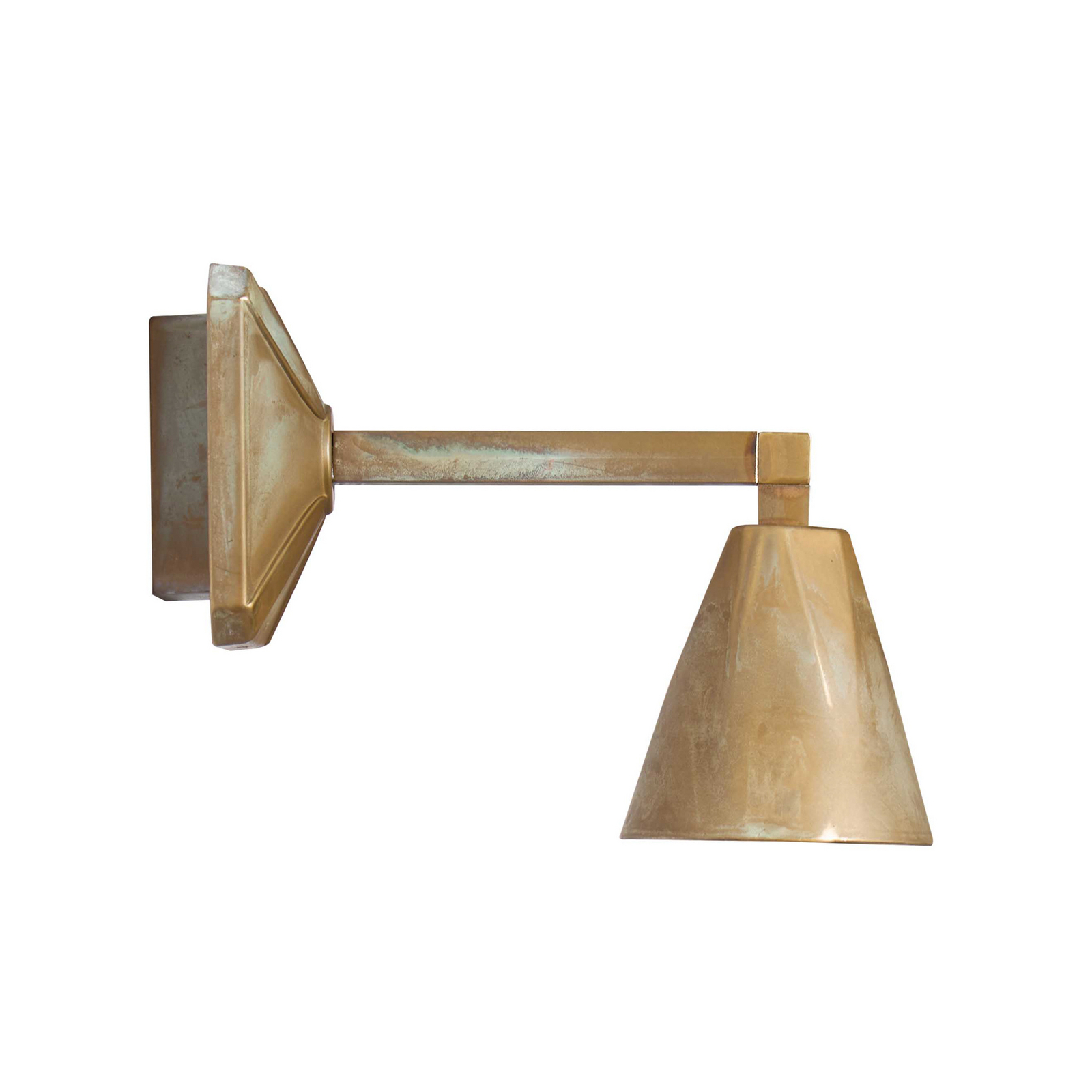 Silva Disk LED fali lámpa, kinyúlás 22 cm, antik sárgaréz, IP65 Silva Disk LED fali lámpa, kinyúlás 22 cm, antik sárgaréz, IP65