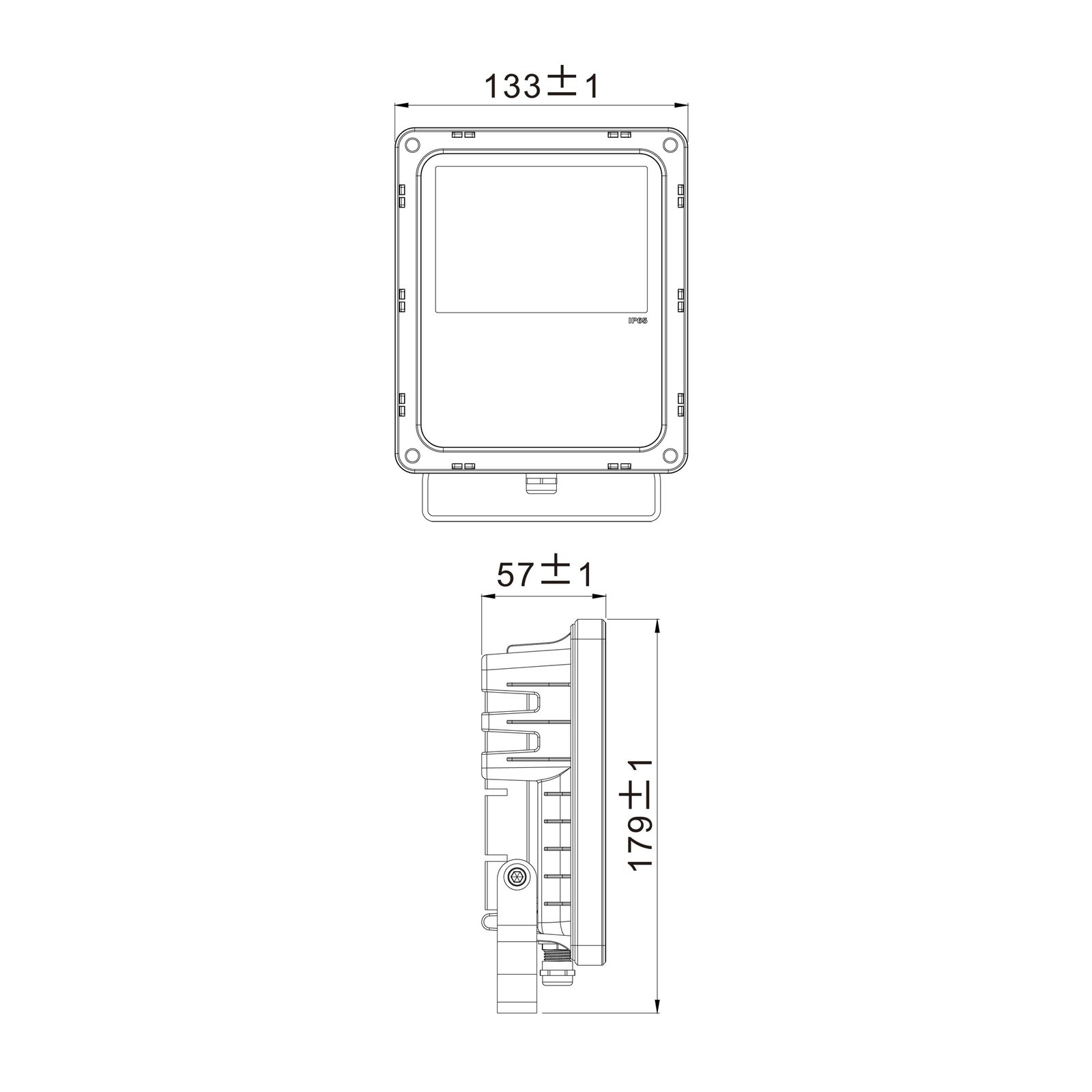 IP65 LED venkovní reflektor Flood Color RF-10-10W