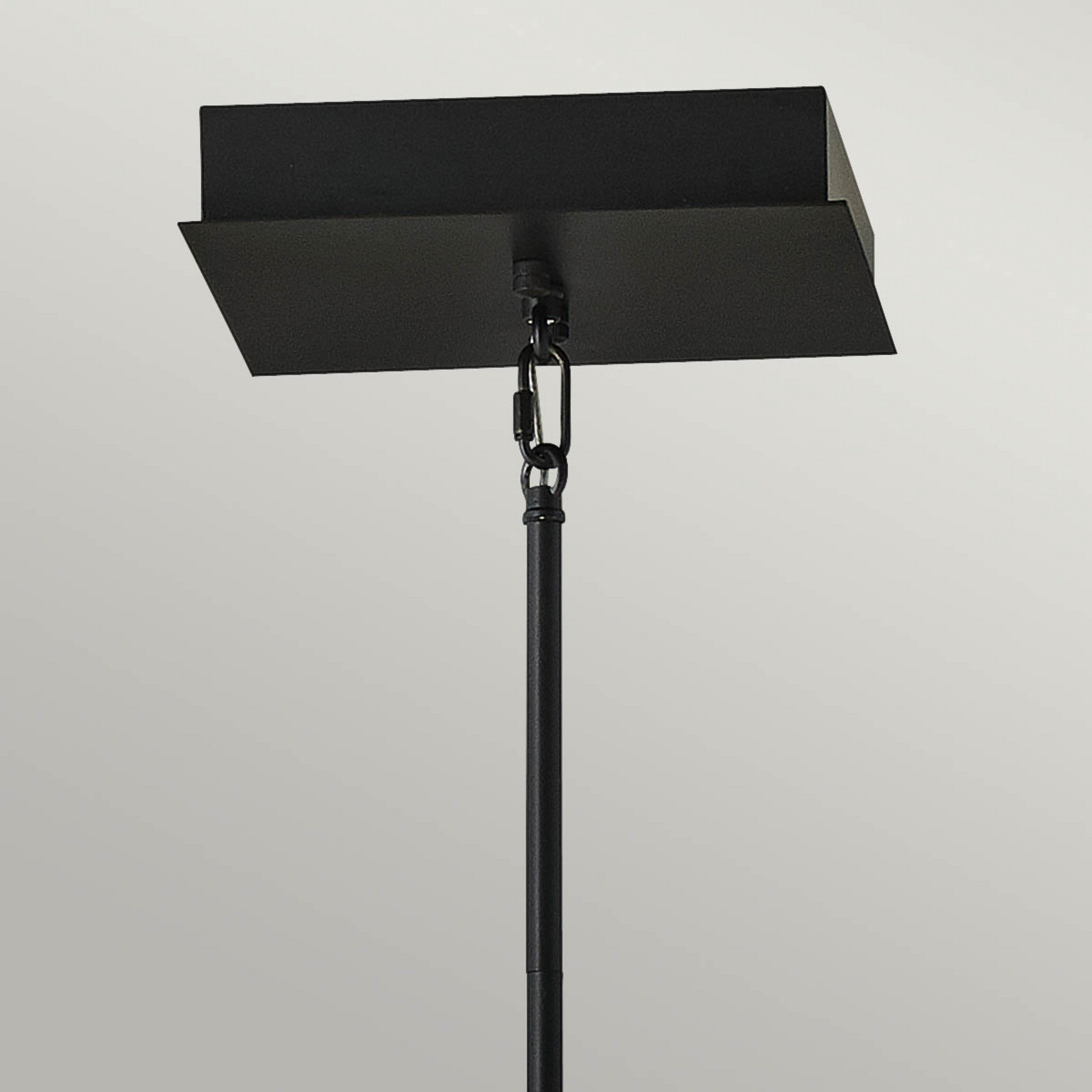 Quintiesse Styx suspendată LED neagră 3.000 K 538 x 538cm - Camera de zi / sufragerie - modern - negru alamă - Metal