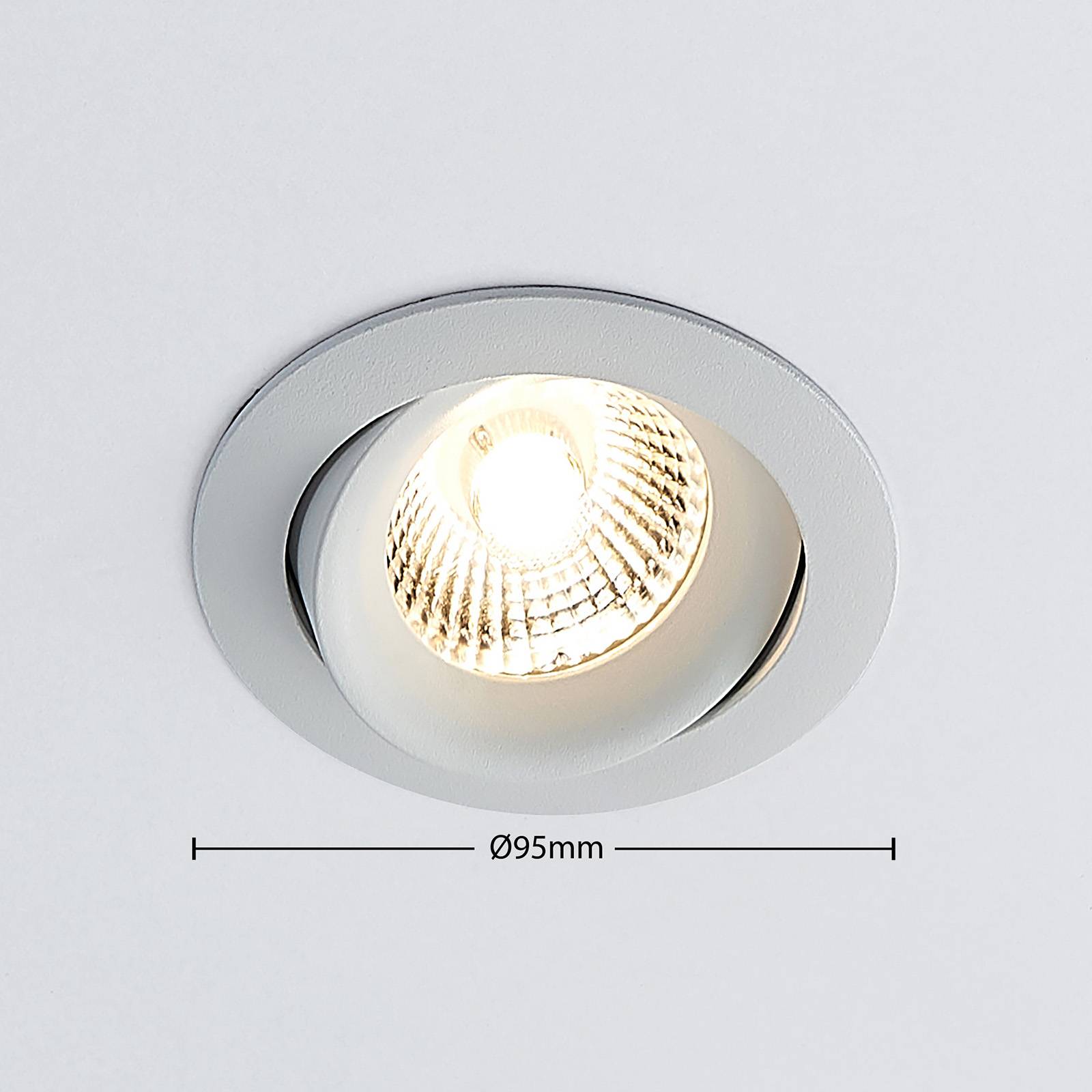 Arcchio Ozias Spot encastrable LED blanc 6 W