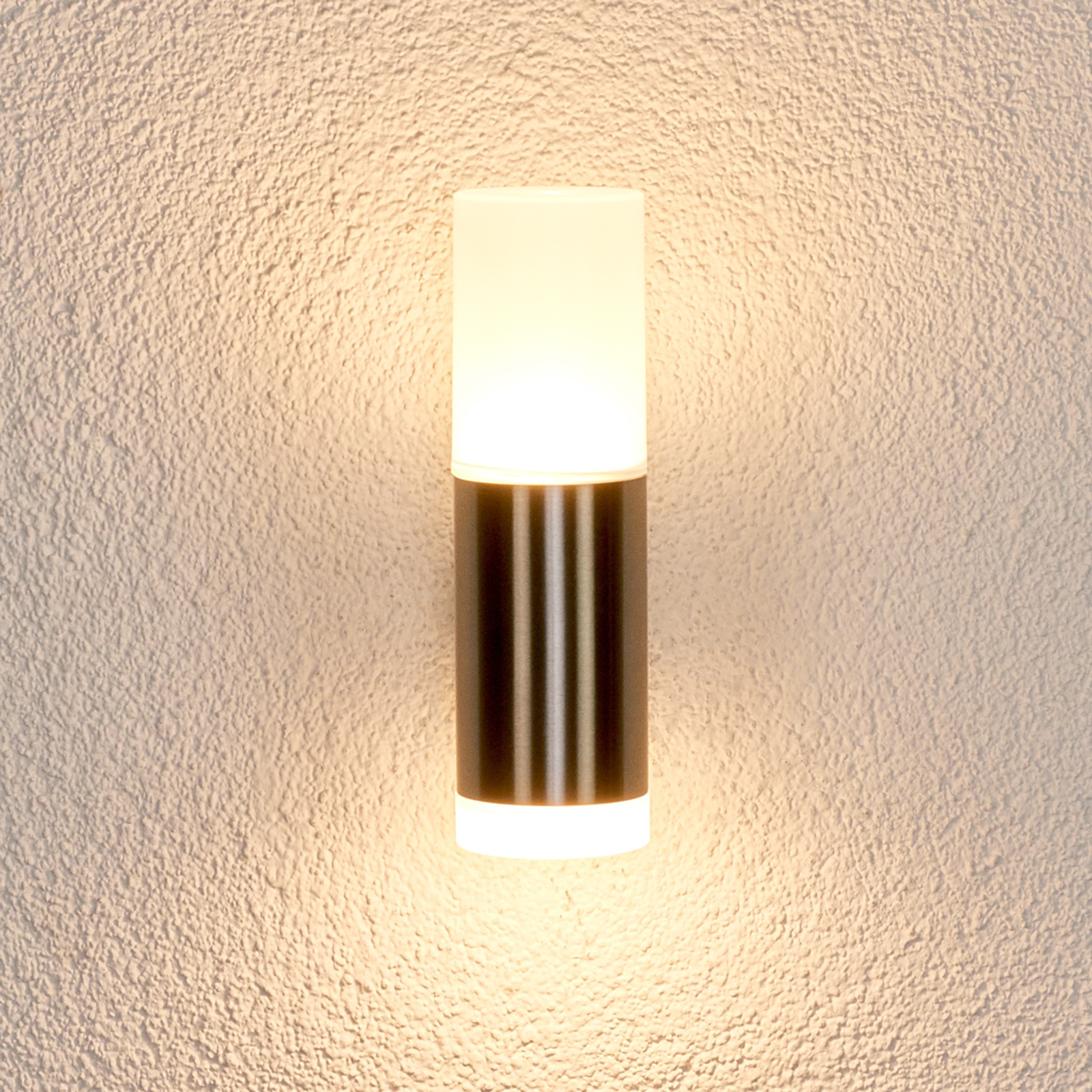 Gabriel - LED-udendørsvæglampe, rustfrit stål