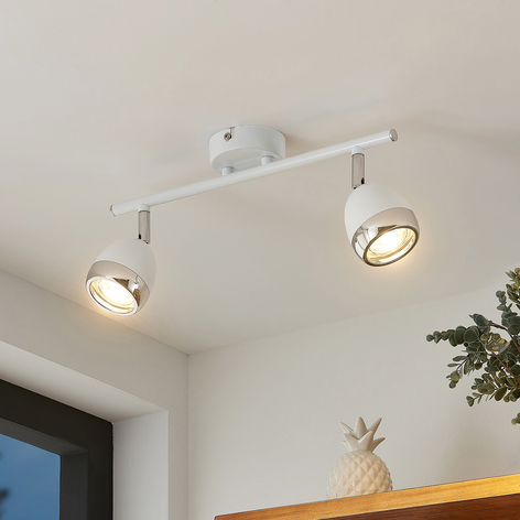 Lindby Khaled Deckenspot, zweiflammig