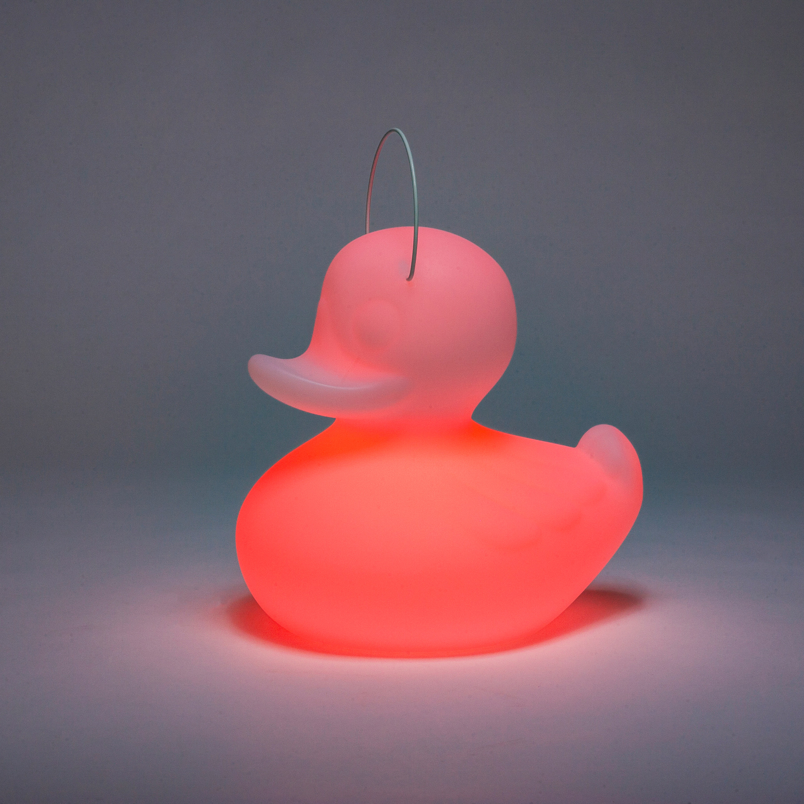 DUCK-DUCK S -design-LED-ulkovalaisin, pinkki