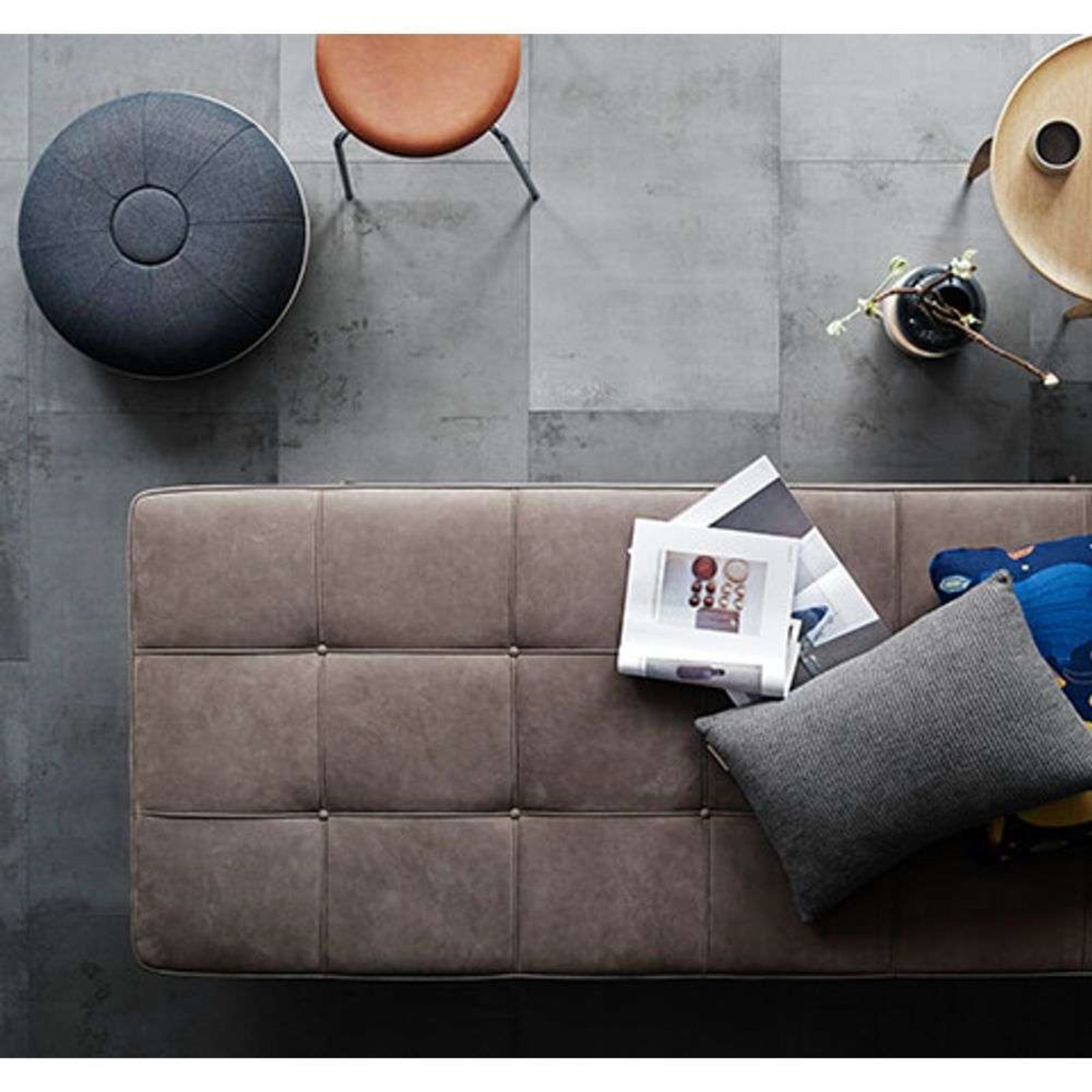 Pouf Small Slate - Fritz Hansen