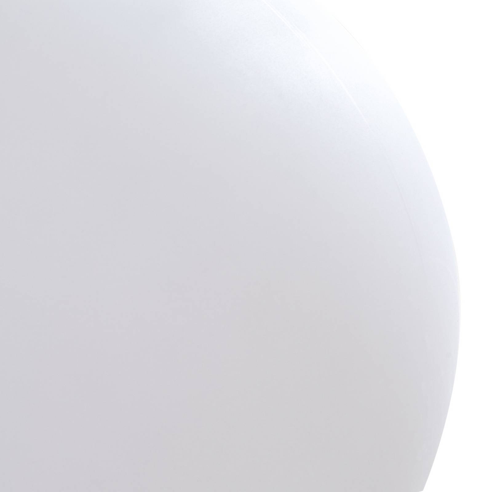 Lampa kulista Lindby Valyra, Ø 30 cm, IP54, szpikulec do ziemi