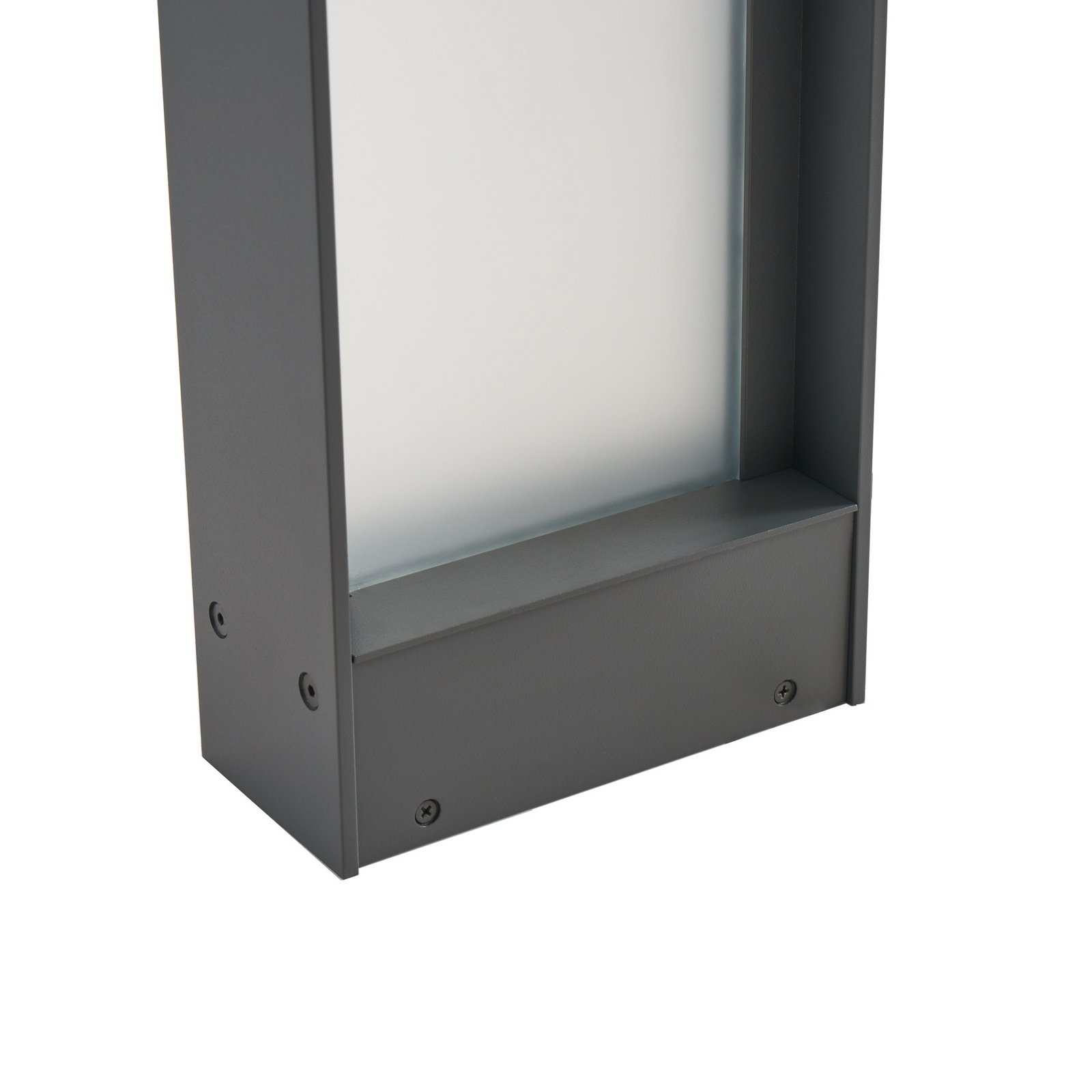 Selqa LED ösvény világítás, antracit, IP65, házszám - Lindby