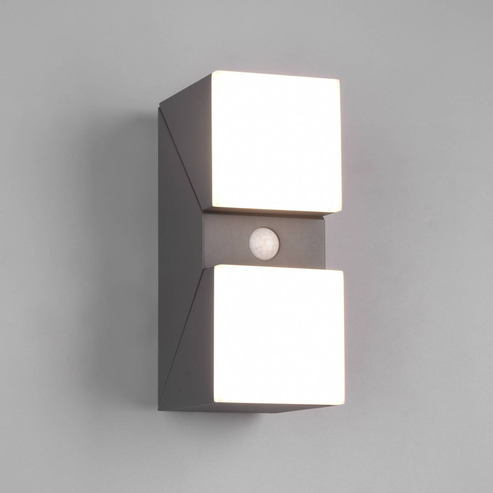 Trio lighting led kültéri fali lámpa avon, kétlámpás, szenzoros, érzékelős