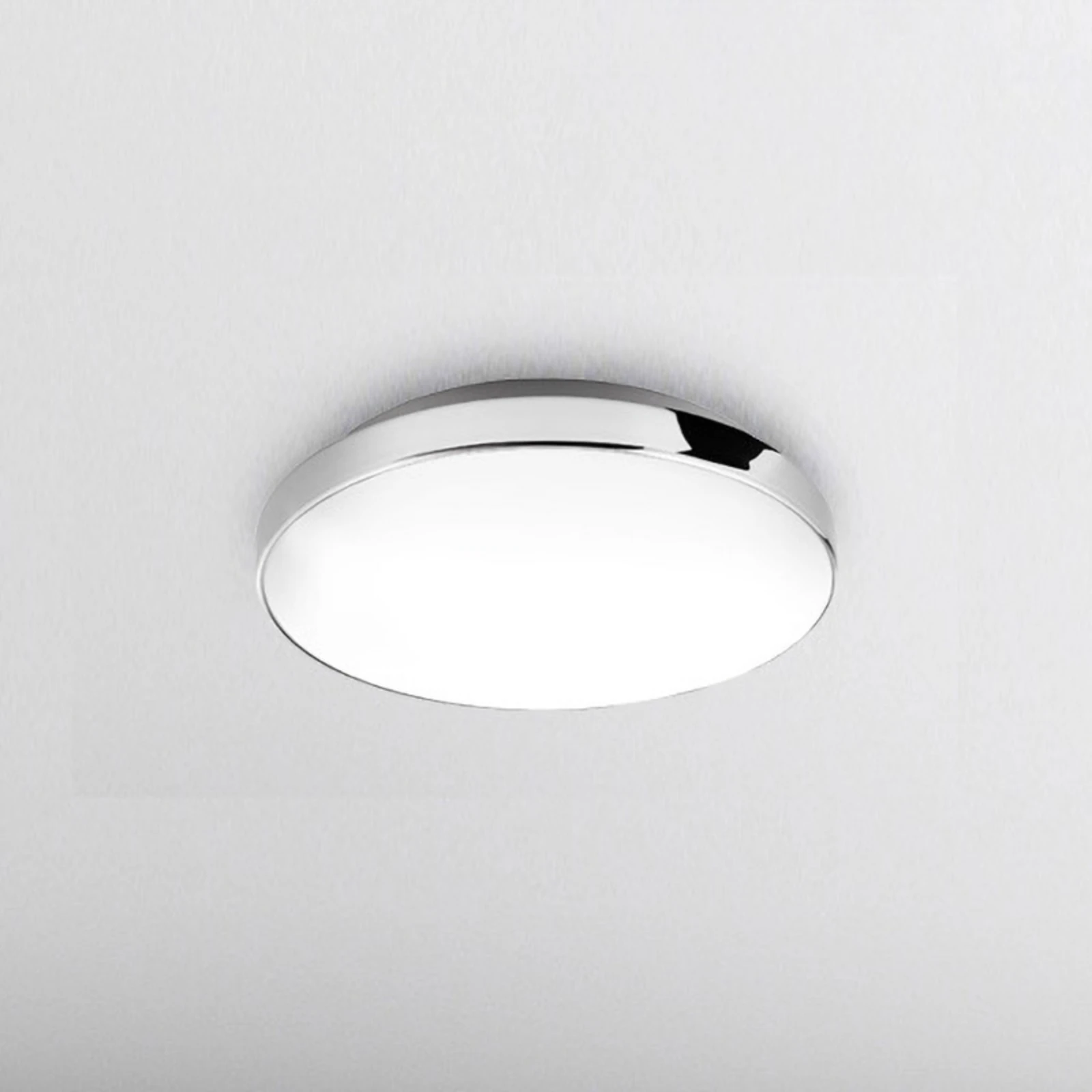 LED-Deckenlampe Malbona, Chromrahmen, Ø 28,5 cm