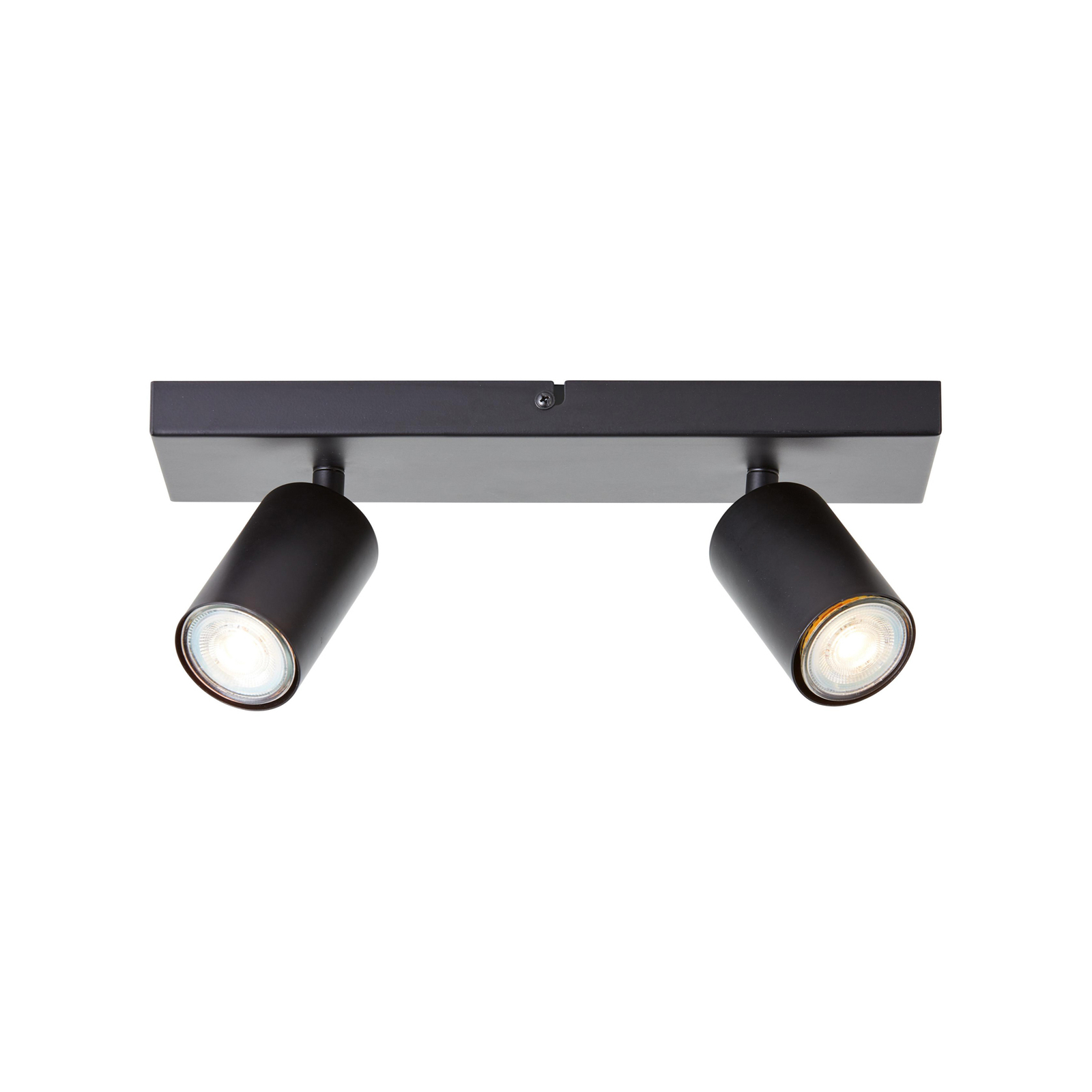 Jello takspotlight, lengde 32 cm, svart, 2-lys, metall