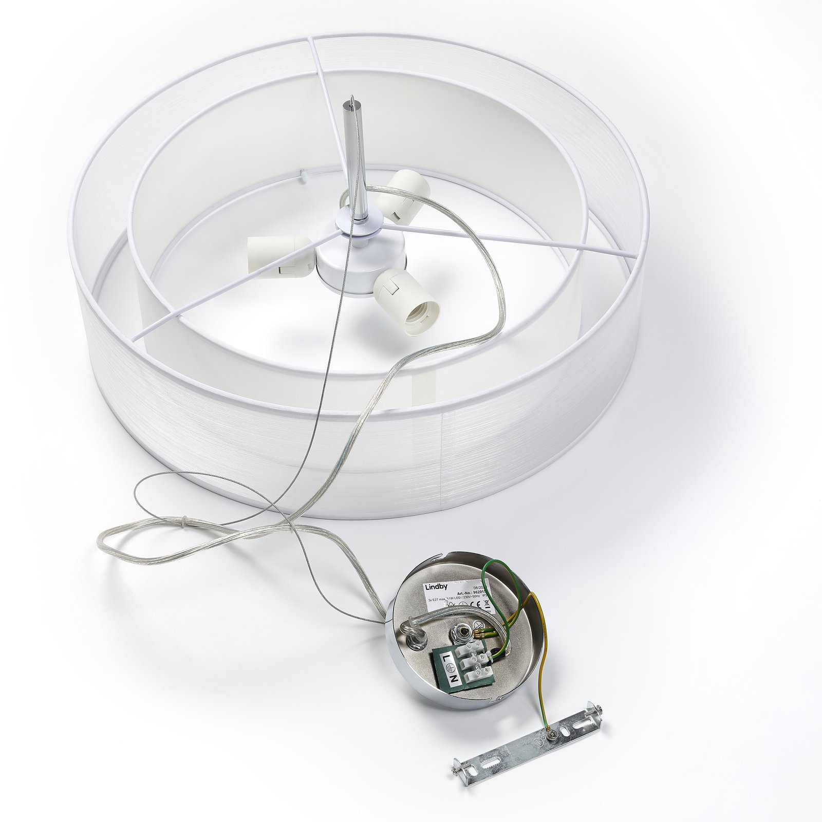 Pikka LED Lampada a Sospensione Ø50 White - Lindby