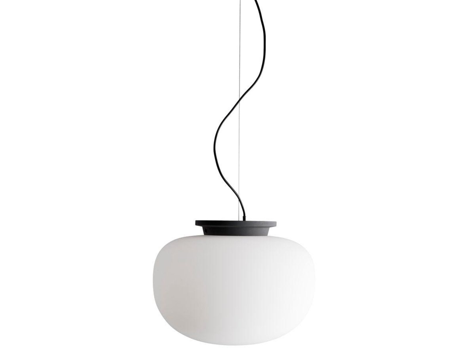 Supernate Závěsná Lampa Ø38 Opál White/Black - Frandsen