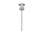 Sumaya LED Solárne Články Záhradná Lampa Stainless Steel/Clear - Lindby