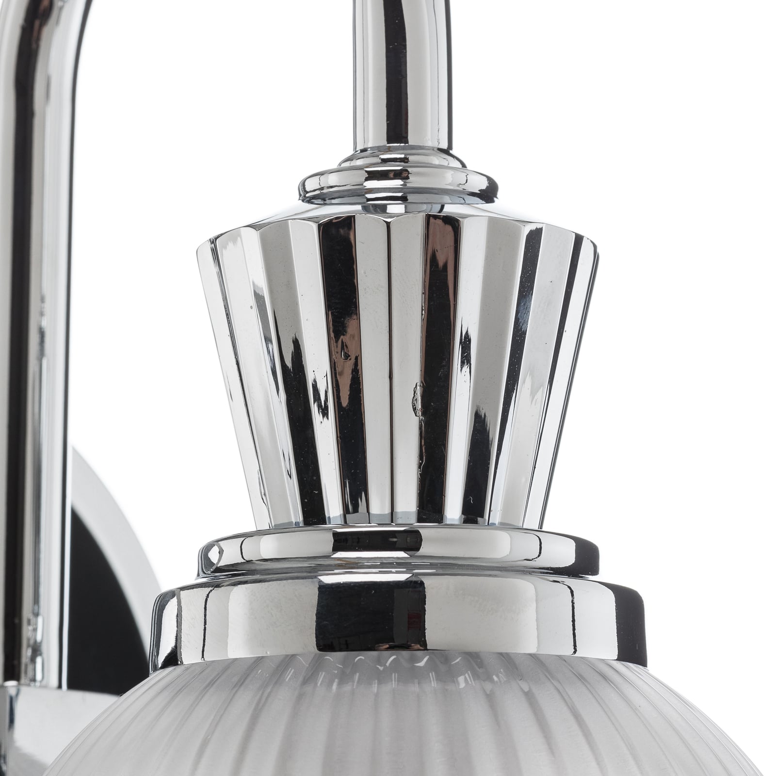 Applique murale LED Cora pour salle de bain, à 1 lampe, verre, IP44 - Elstead