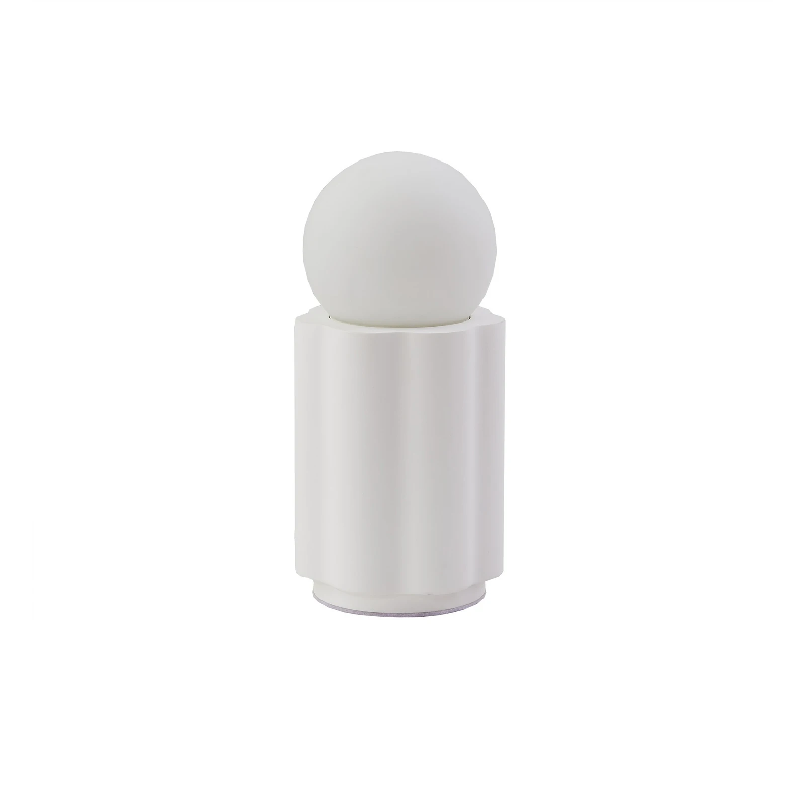 Lindby stolna lampa Nielson, bijela, visina sjenila 8,5 cm, gips