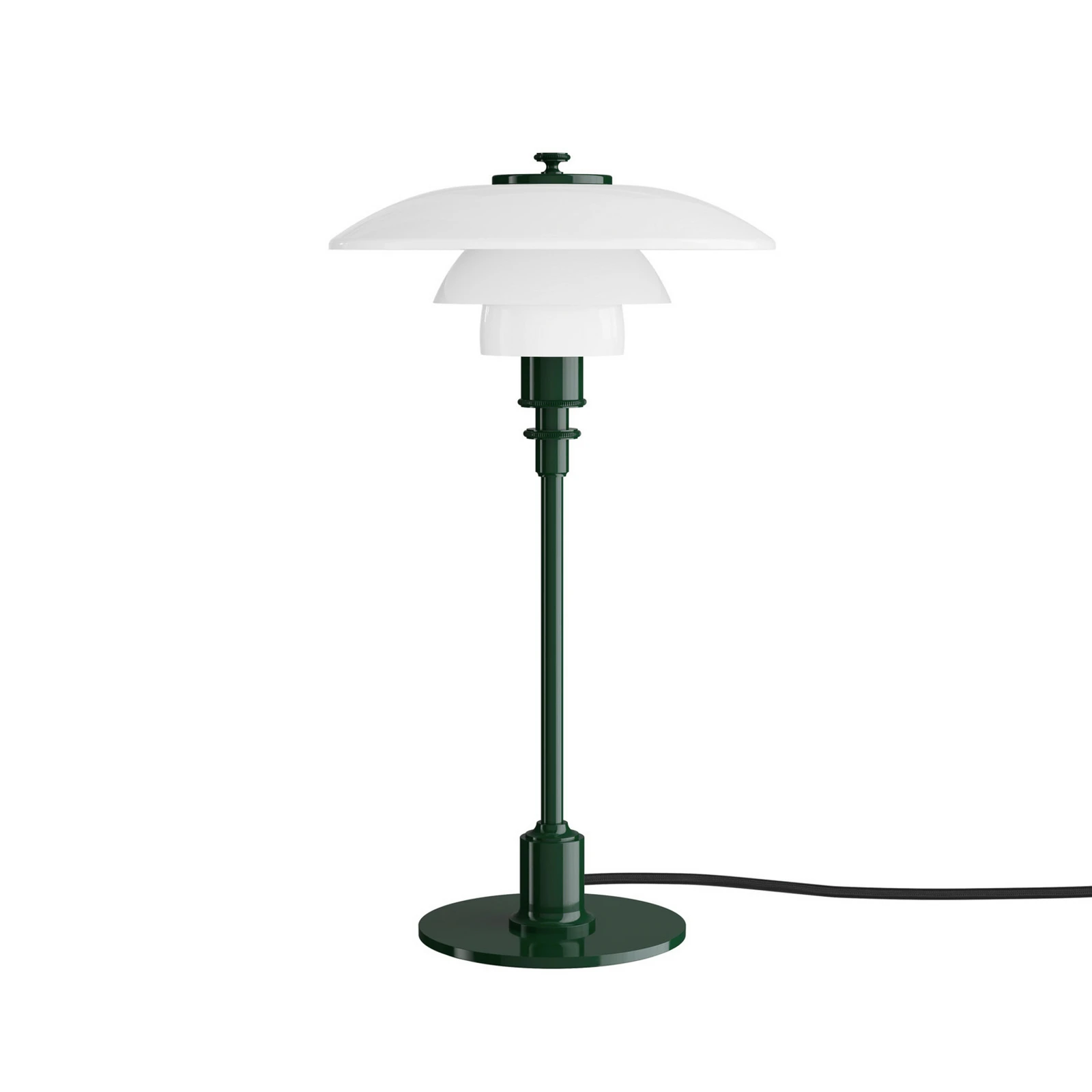 Louis Poulsen PH 2/1 stolna lampa, tamnozelena, Ø 20 cm