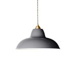 Original 1227 Midi Wide Brass Hanglamp Elephant Grey - Anglepoise