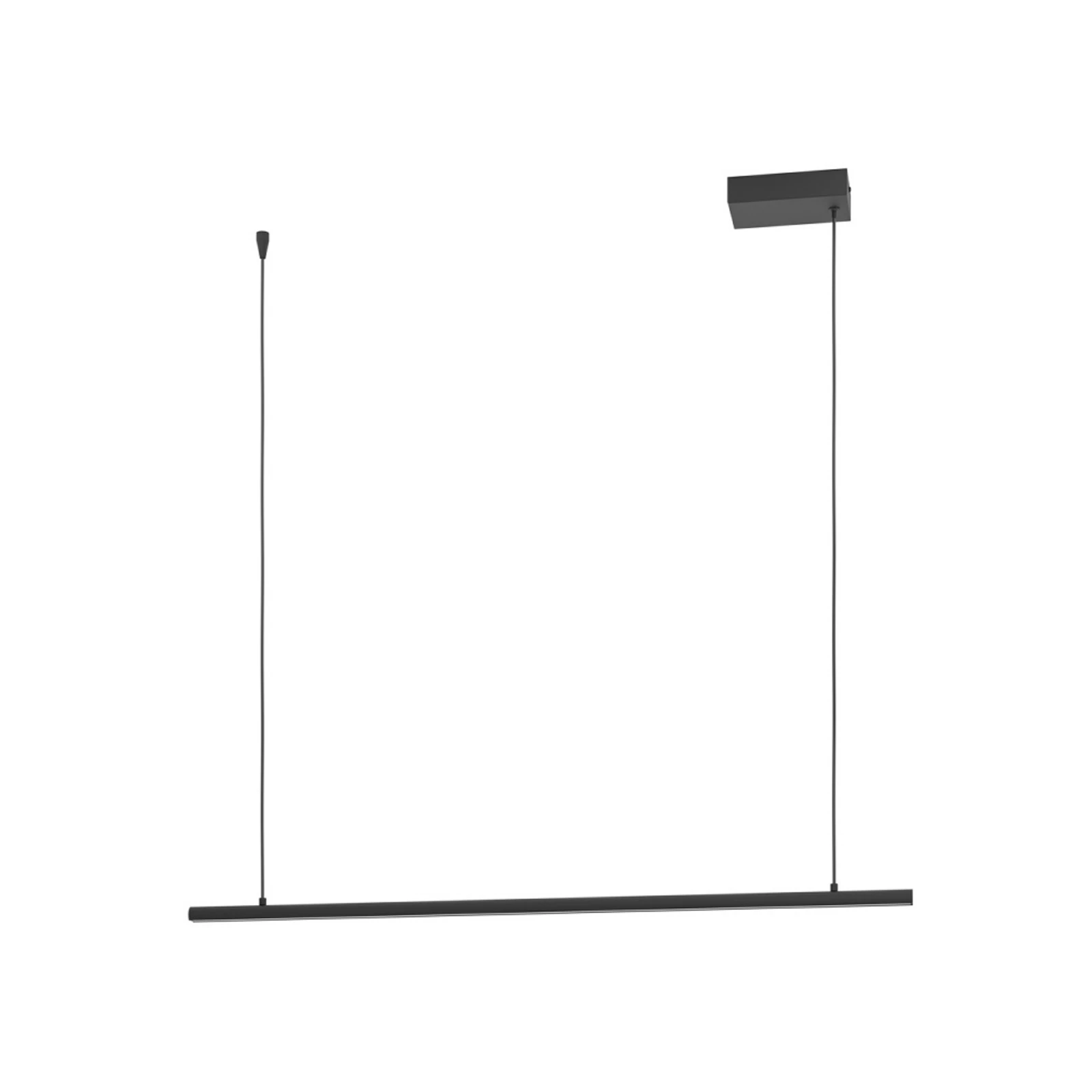 EGLO connect Smart LED-Hängelampe FLATRON-Z, 101 cm, schwarz