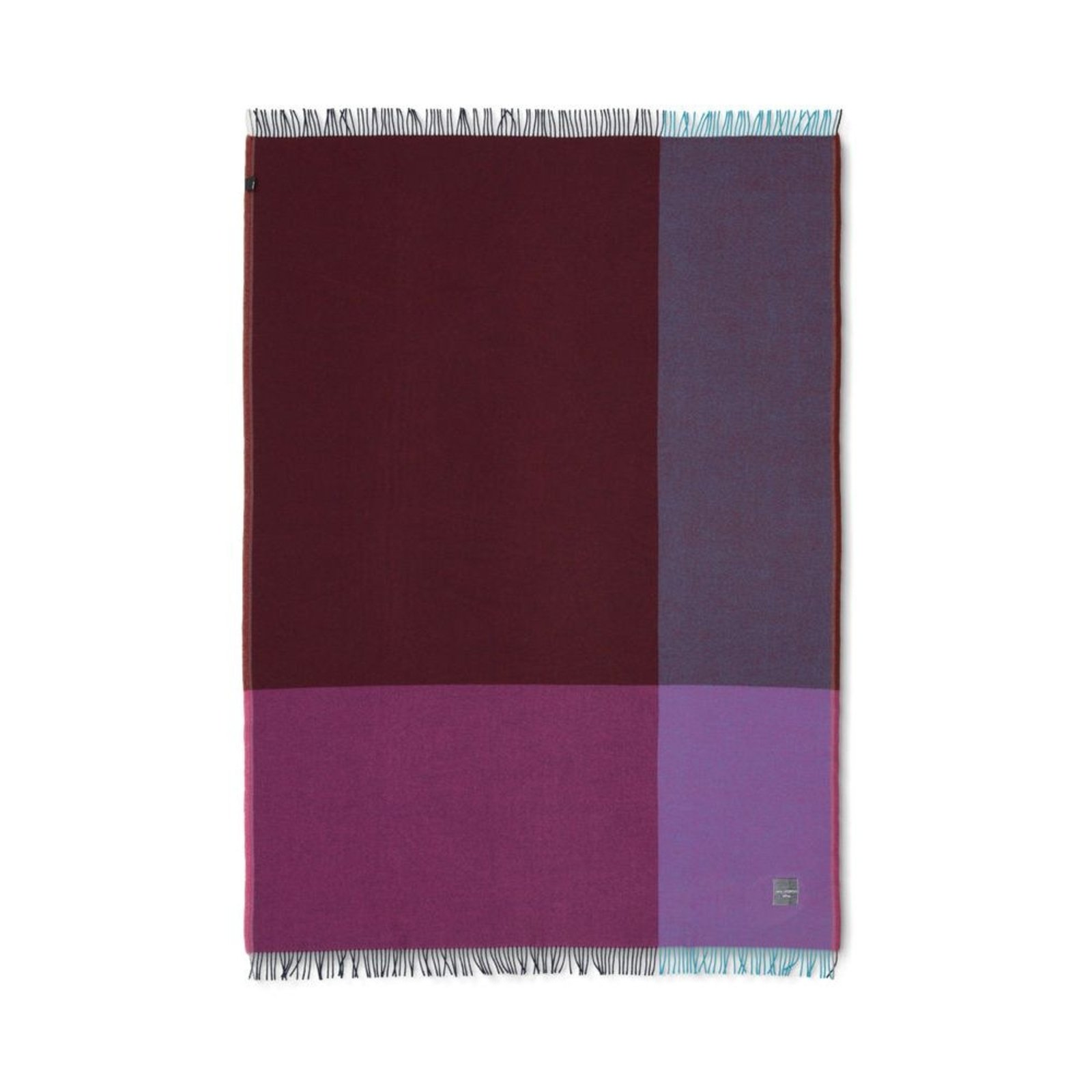 Colour Block Blankets Blue/Bordeaux - Vitra