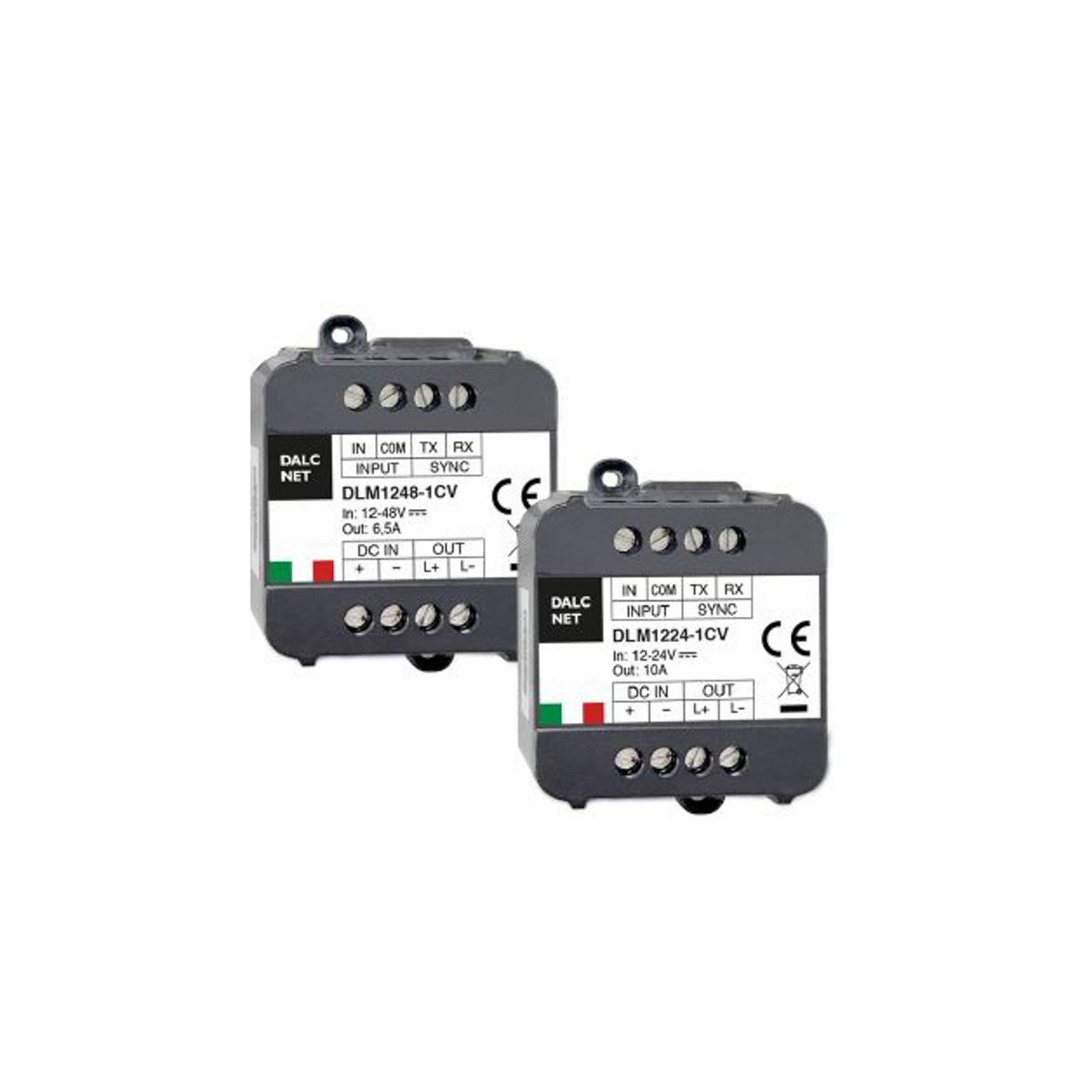 Ivela PWM dimmer, push 0-10 V / 1-10 V, 12/24/48 V, 6.5 A
