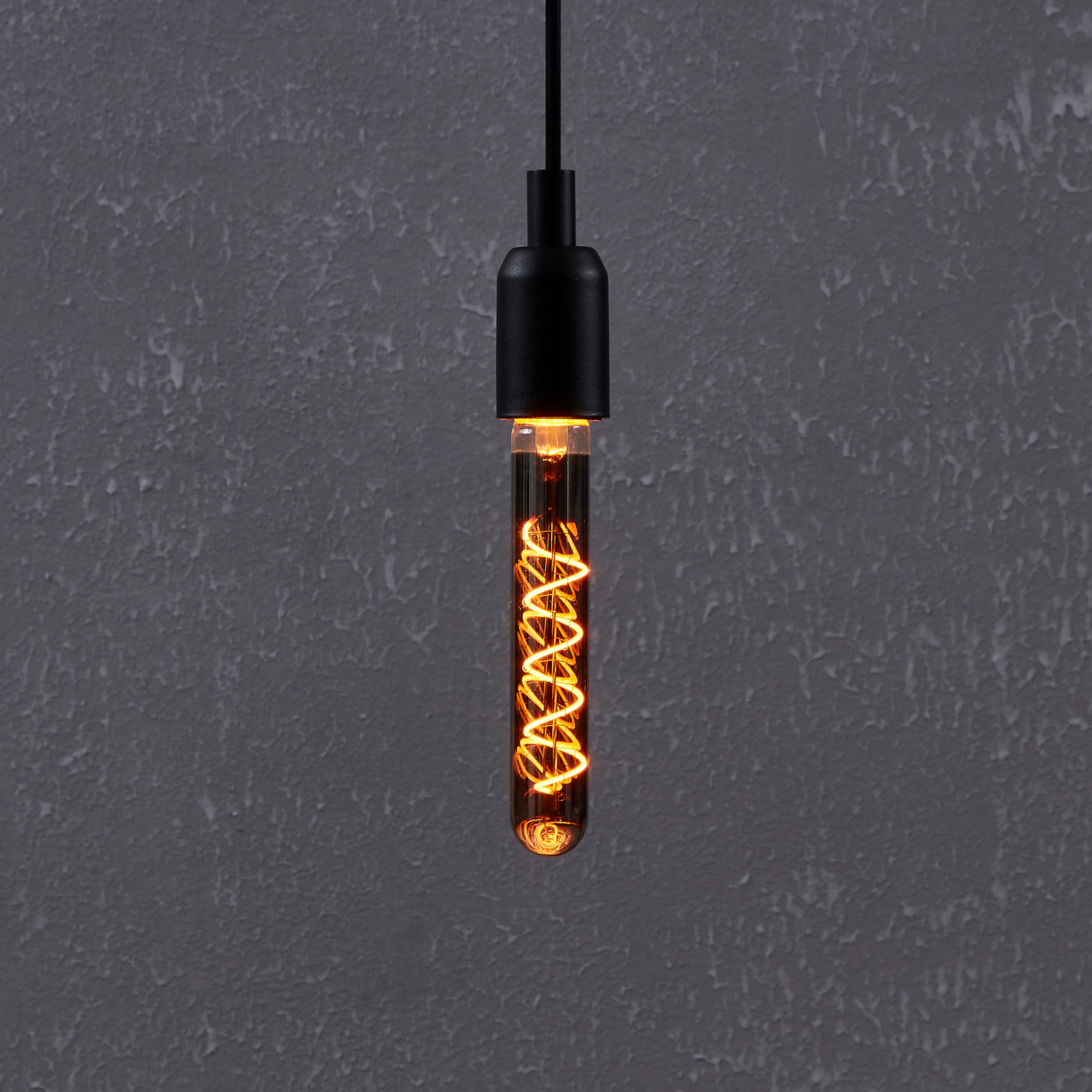 LED cevna svetilka E27 4W T30 1.700K Filament dimljen