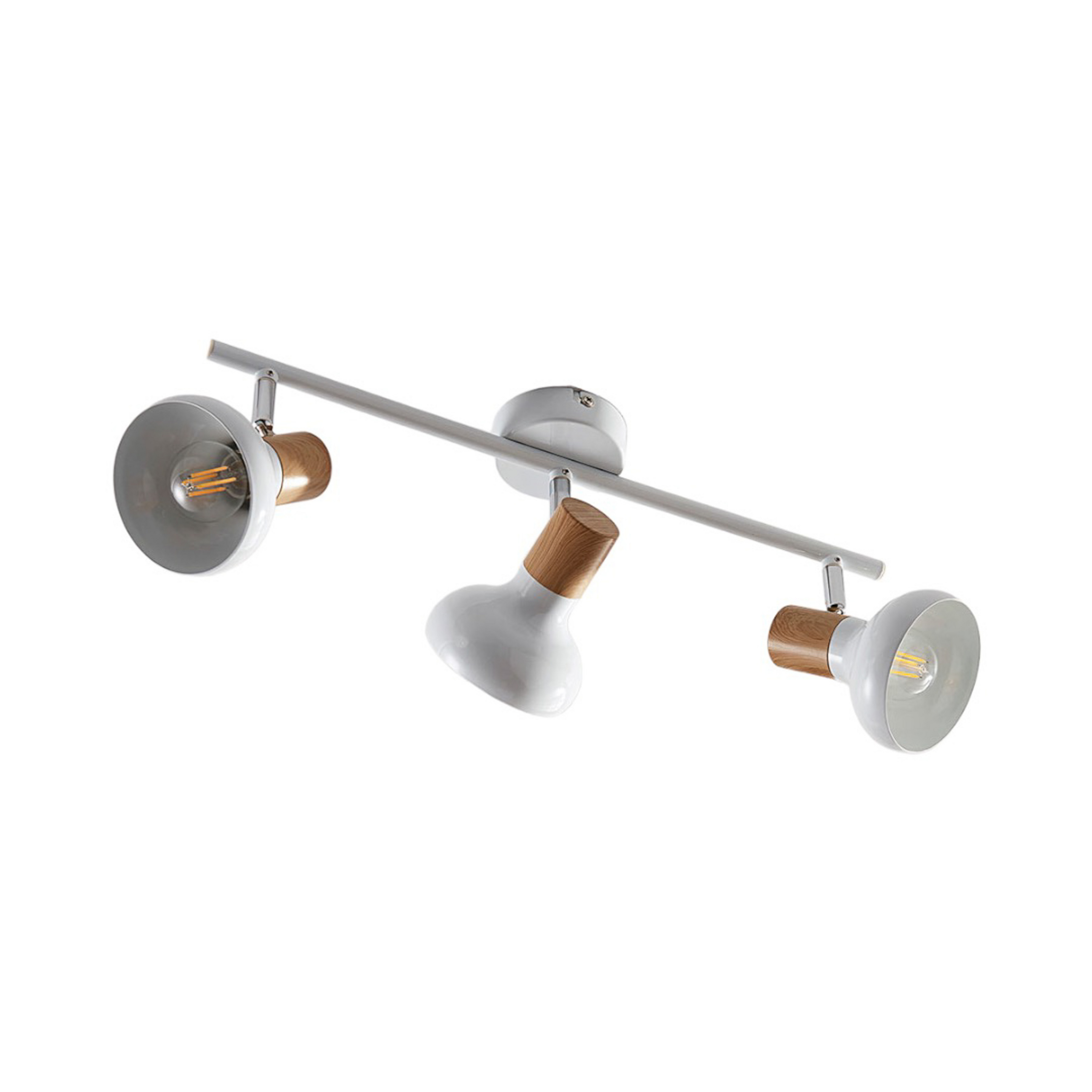 Fridolin 3 Stropna lampa Bijela - Lindby