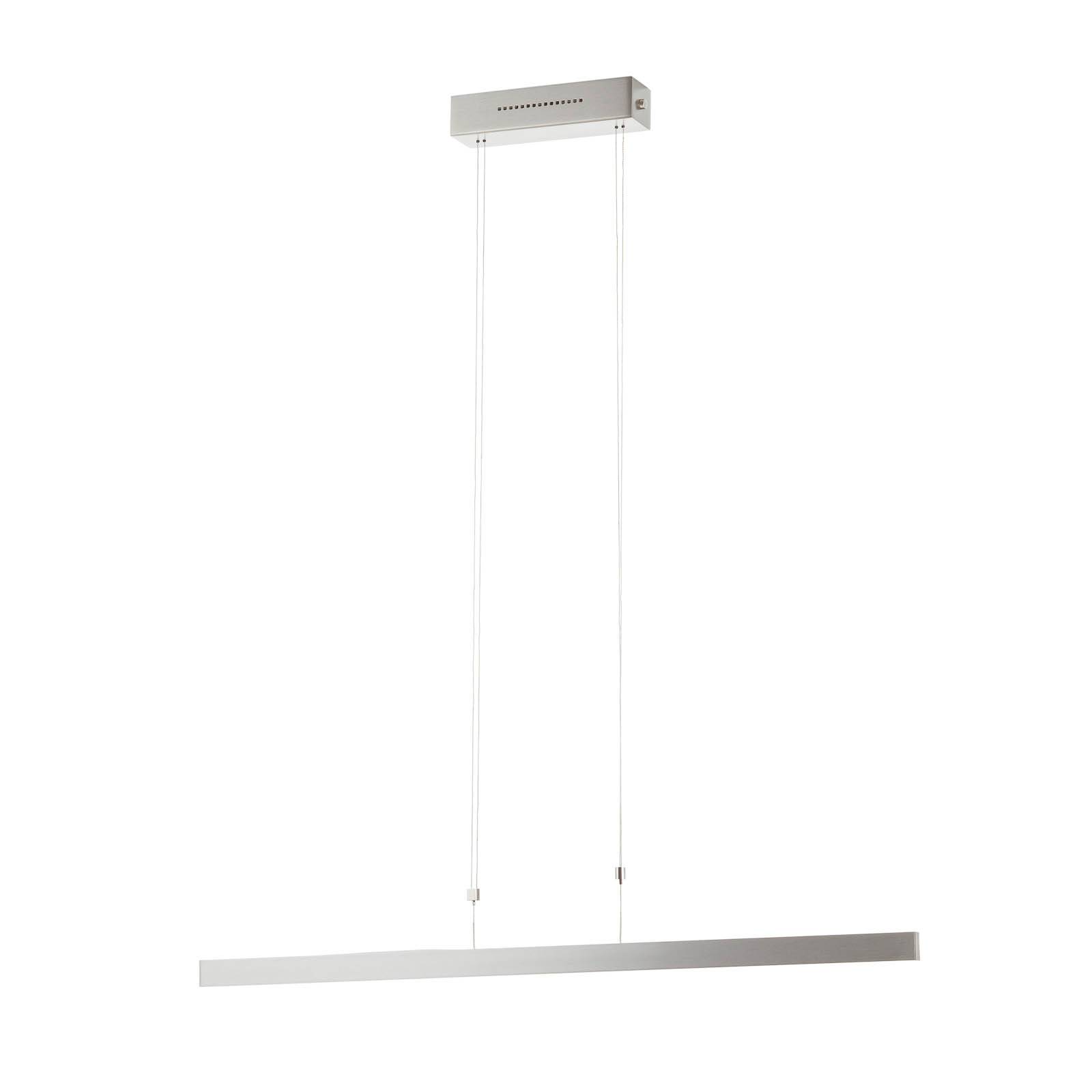 Lampa wisząca LED Linn czujnik gestów nikiel 95 cm