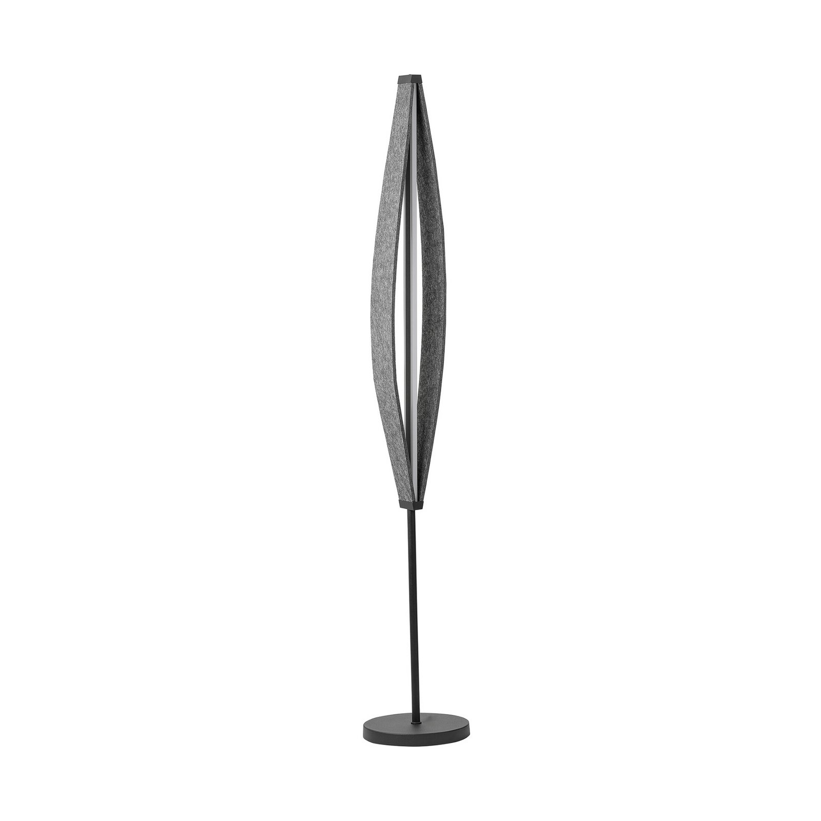 OSRAM LED-Stehleuchte Decor Flat Felt, grau, Filz, 3.000 K