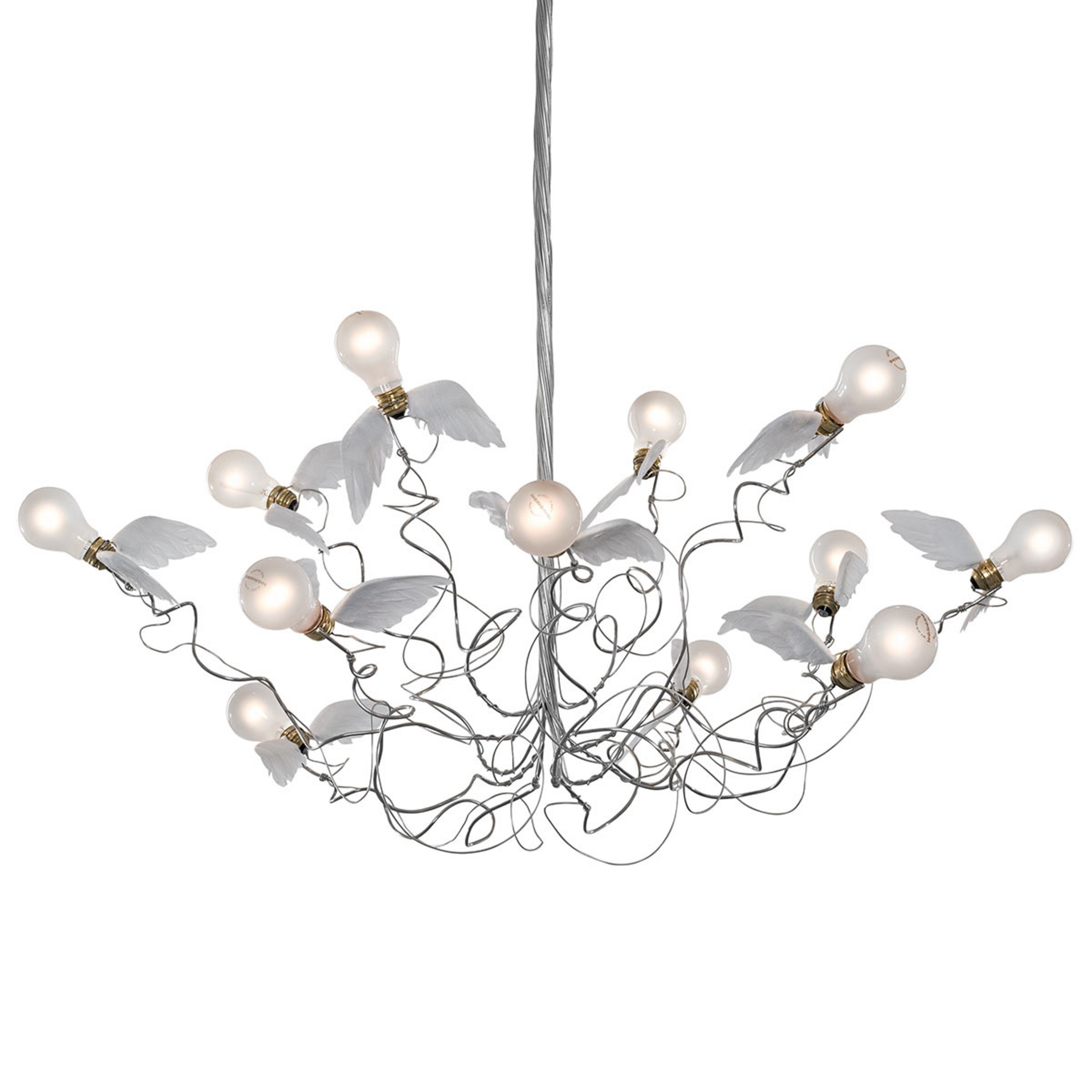 Birdie LED Pendelleuchte Transparent - Ingo Maurer