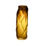 ferm LIVING Vase Water Swirl Tall, oransje, høyde 47 cm, glass