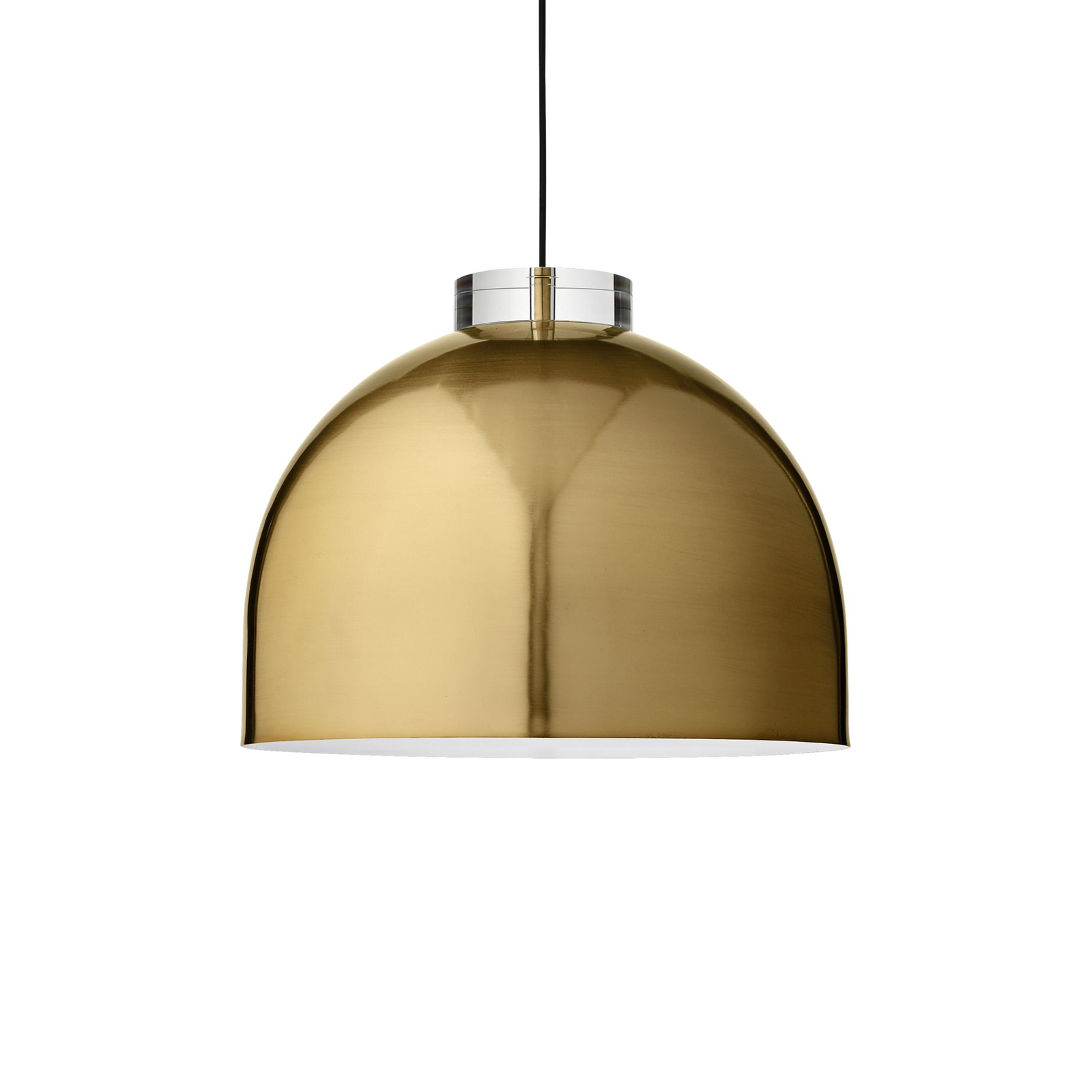 Lampa wisząca AYTM Luceo, okrągła, złota, Ø 45 cm