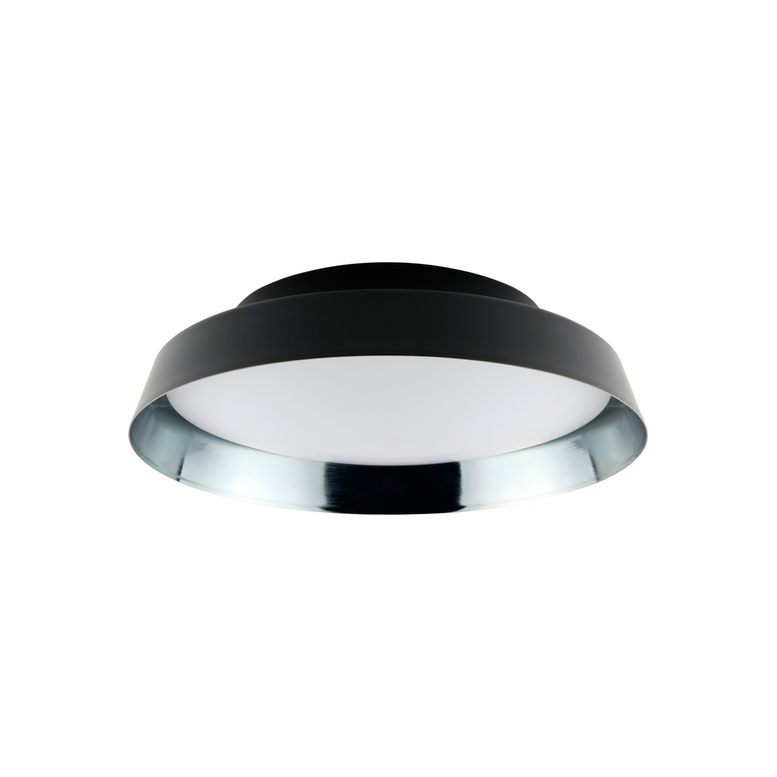 LED lubų šviestuvas Boop! Ø54cm juoda/mėlynai pilka