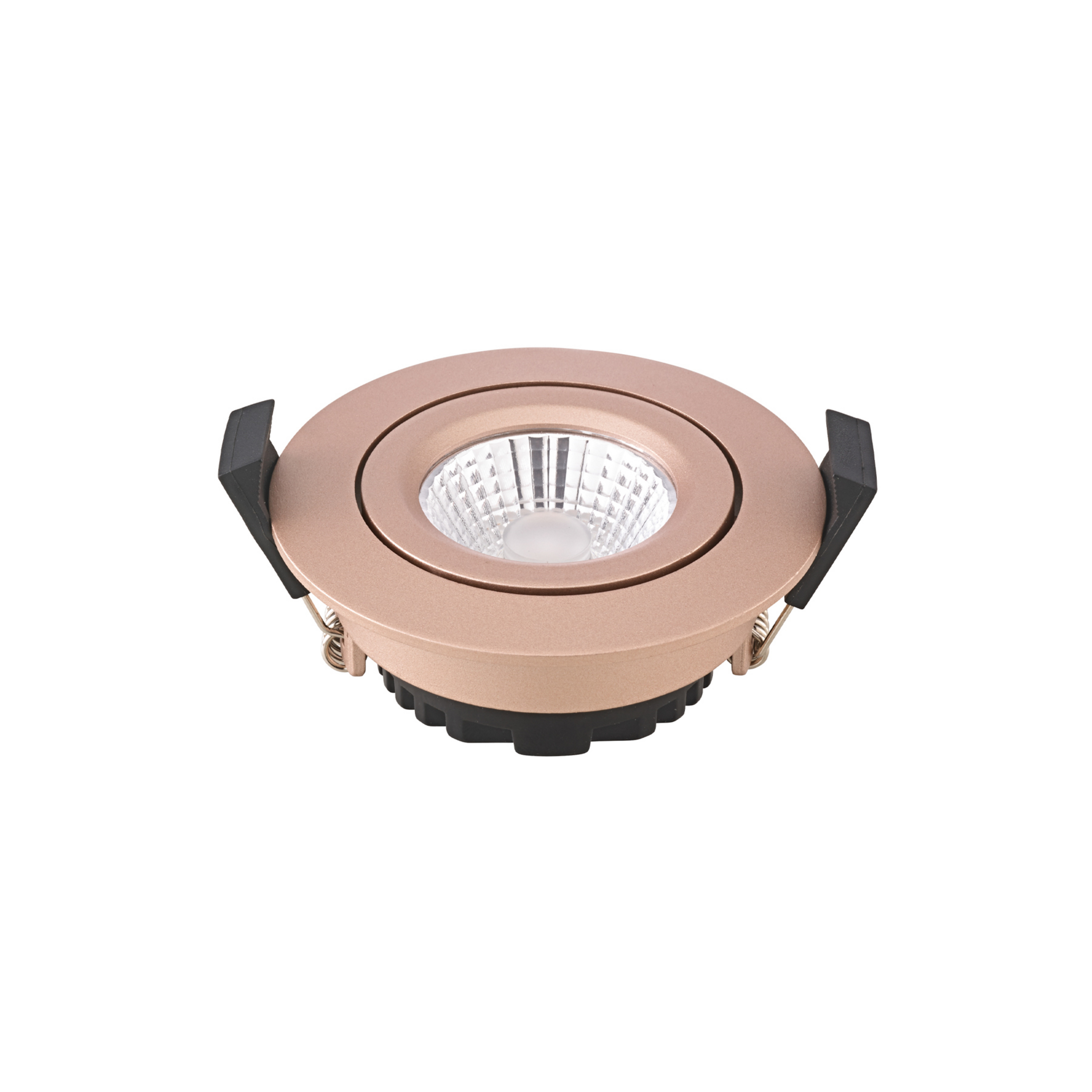 LED-Deckeneinbauspot Diled, Ø 8,5 cm, 6 W, 3.000 K, rosé