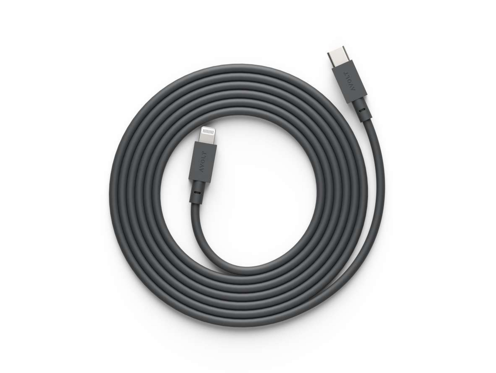 Cable 1 USB-C to Lightning 2m Stockholm Black - Avolt