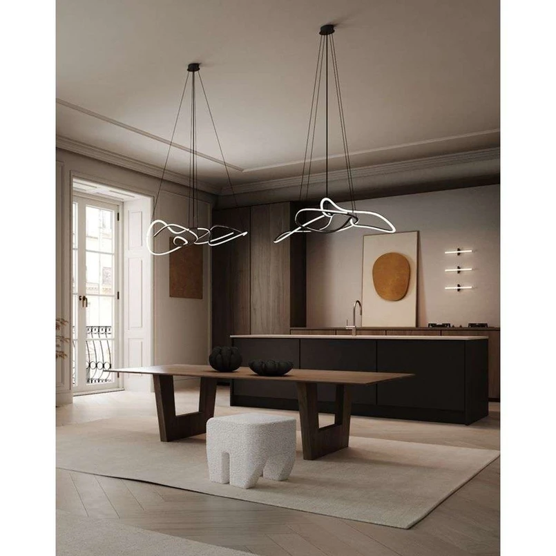 101 COPENHAGEN - Ghost Mini Burned Black Chandelier
