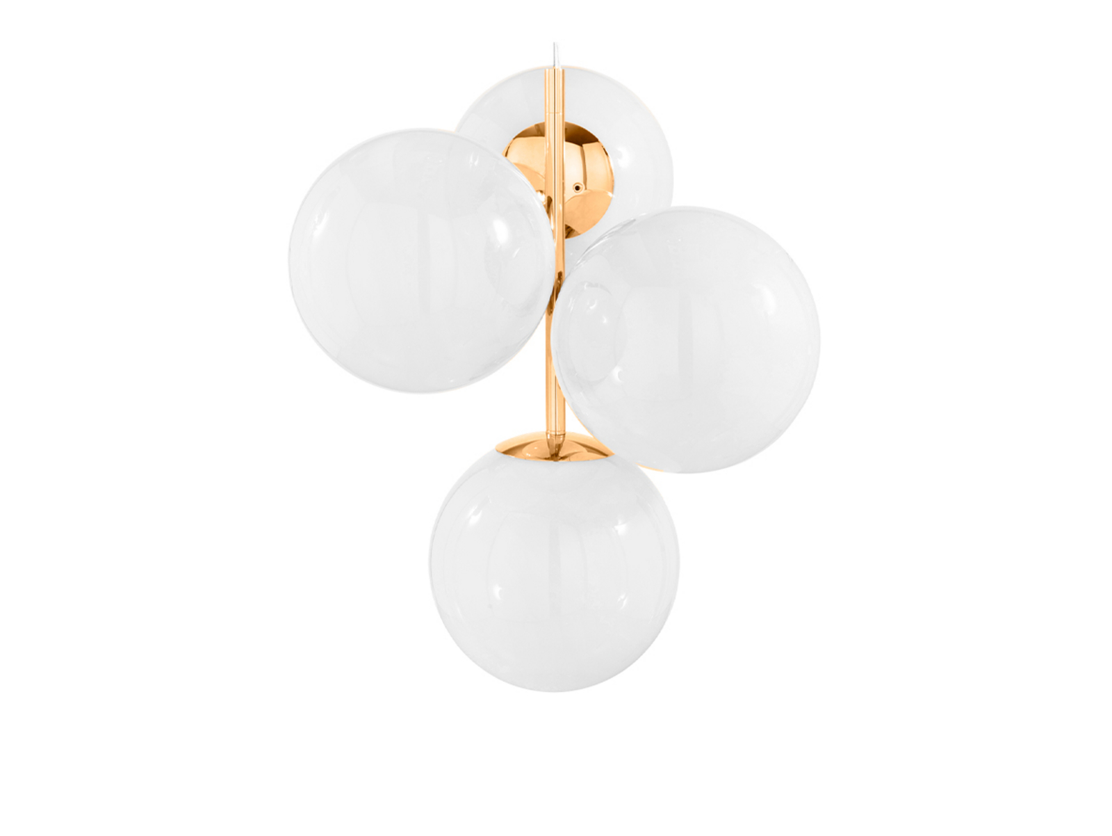 Globe Ljuskrona Mini Opal/Gold - Tom Dixon