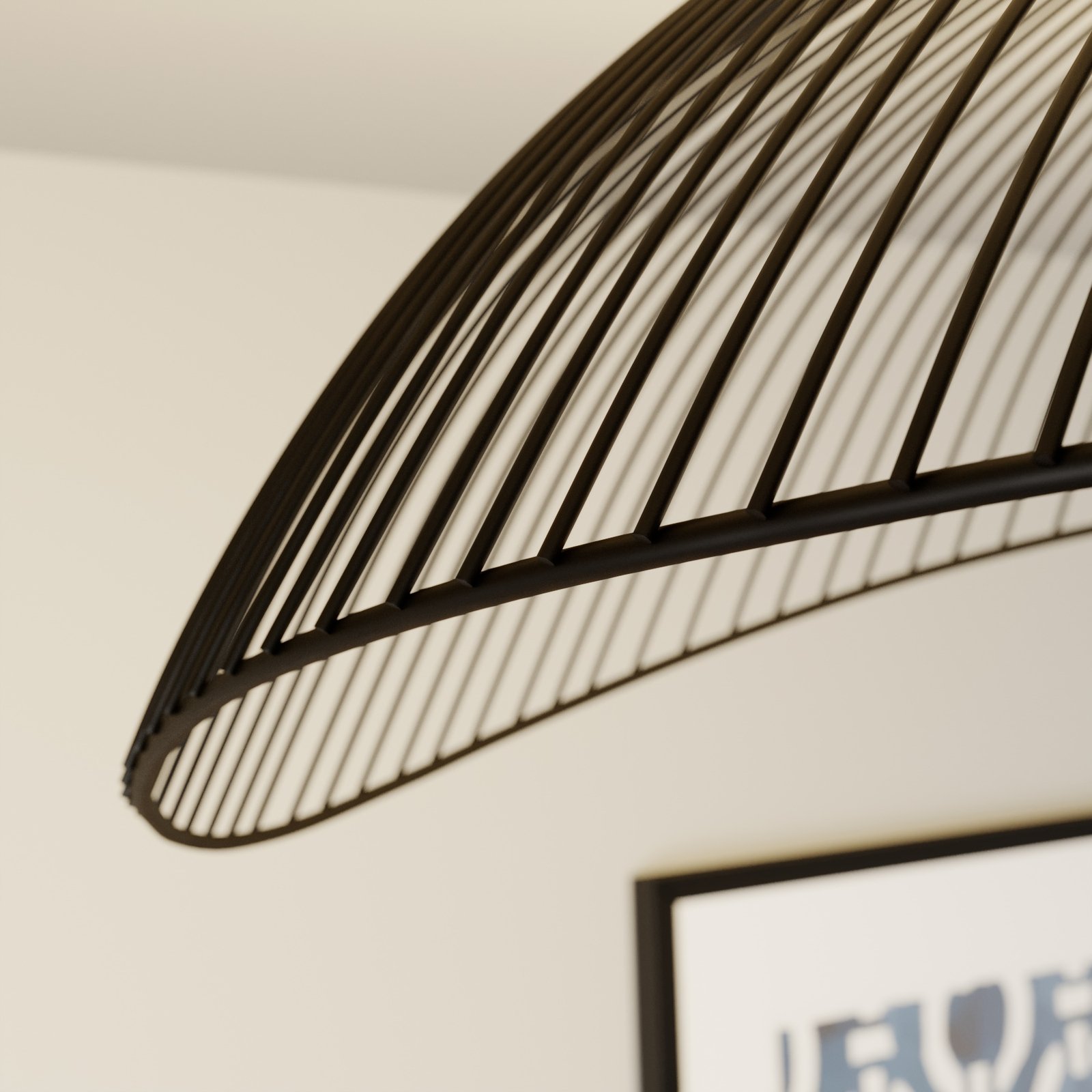 Fabronia Taklampe Opal/Black - Lindby