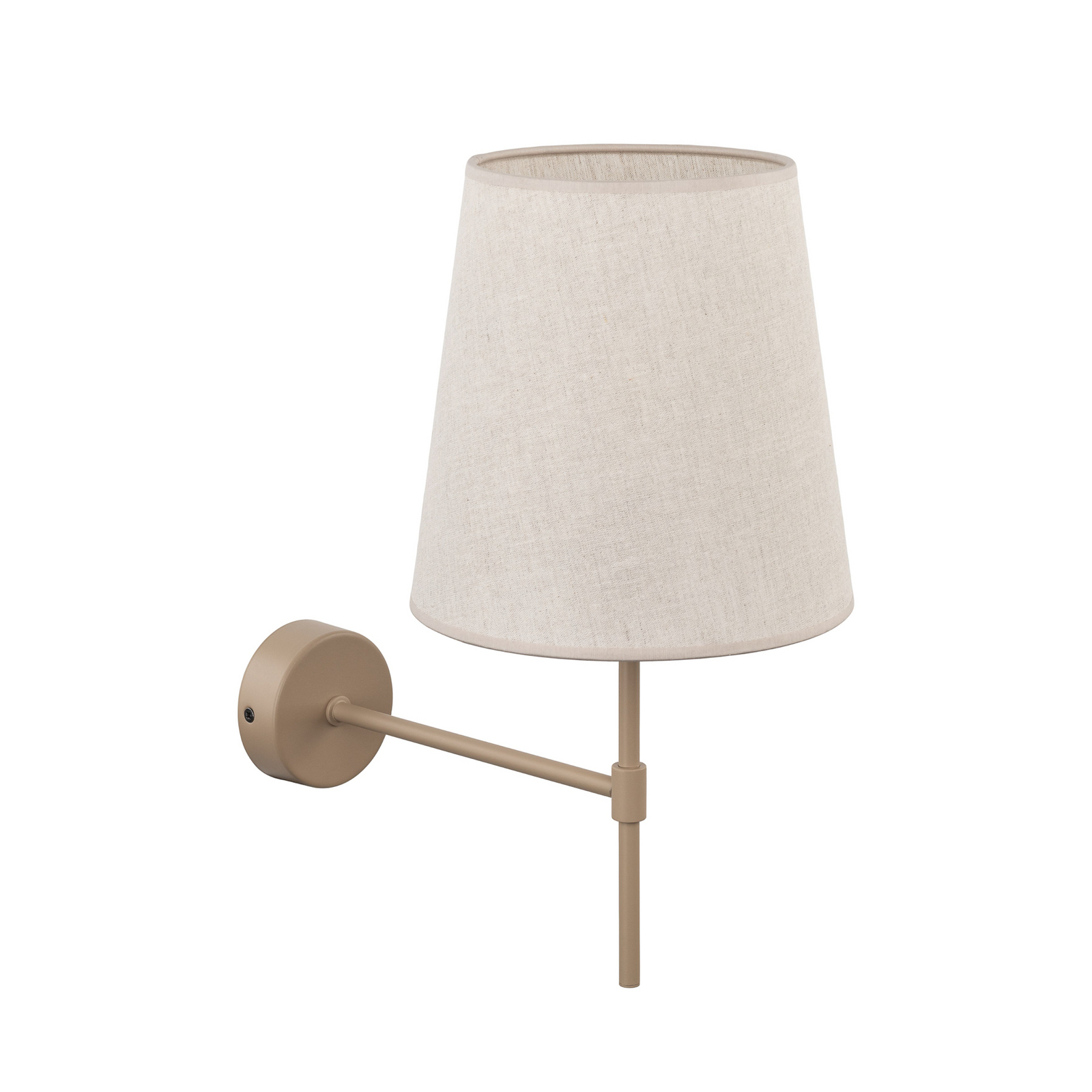 Applique murale Elizabeth, sable/beige, lin, 39 cm de haut, E27