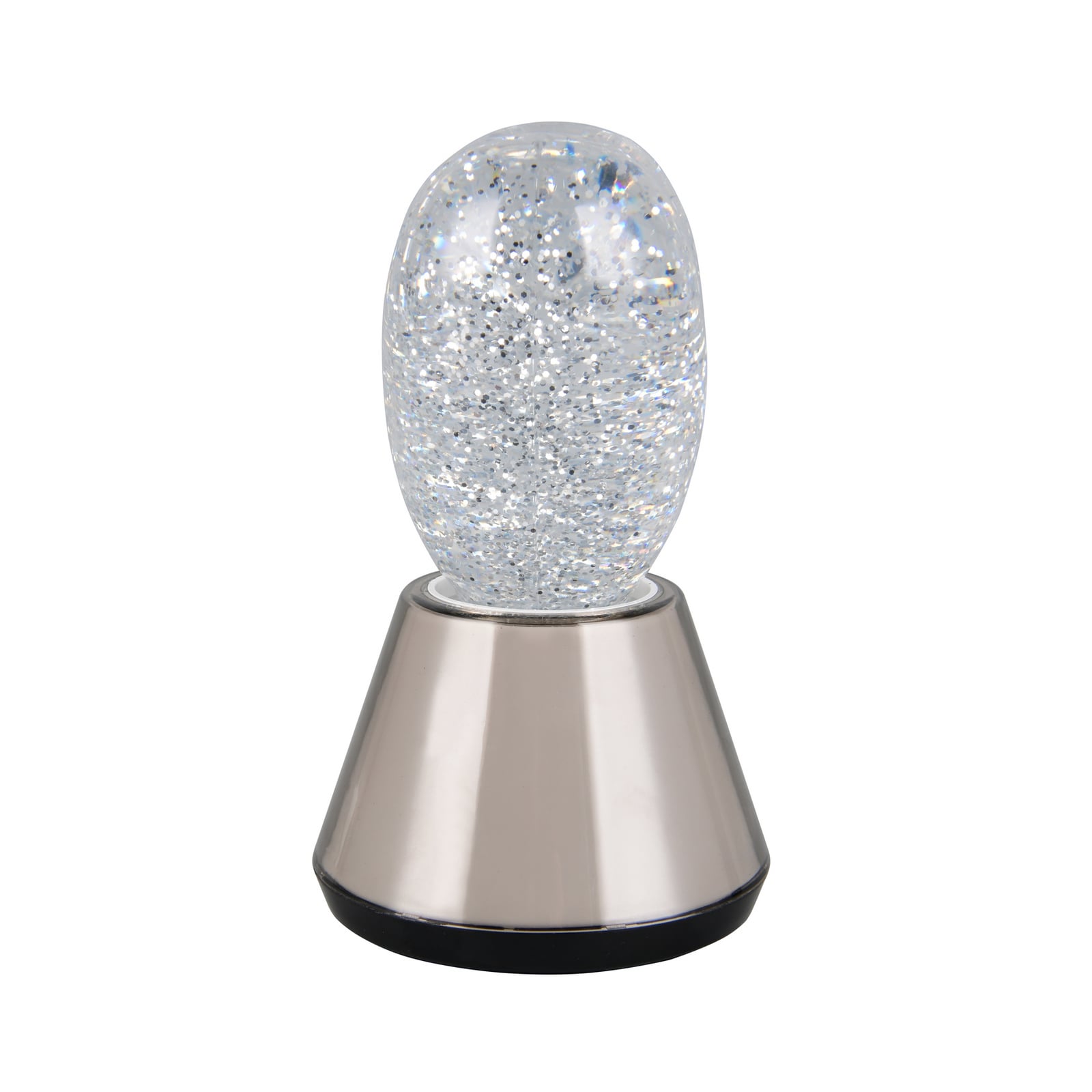 LED-bordlampe Estella Herz, røykfarget, plast, USB-tilkobling LED-bordlampe Estella Herz, røykfarget, plast, USB-tilkobling