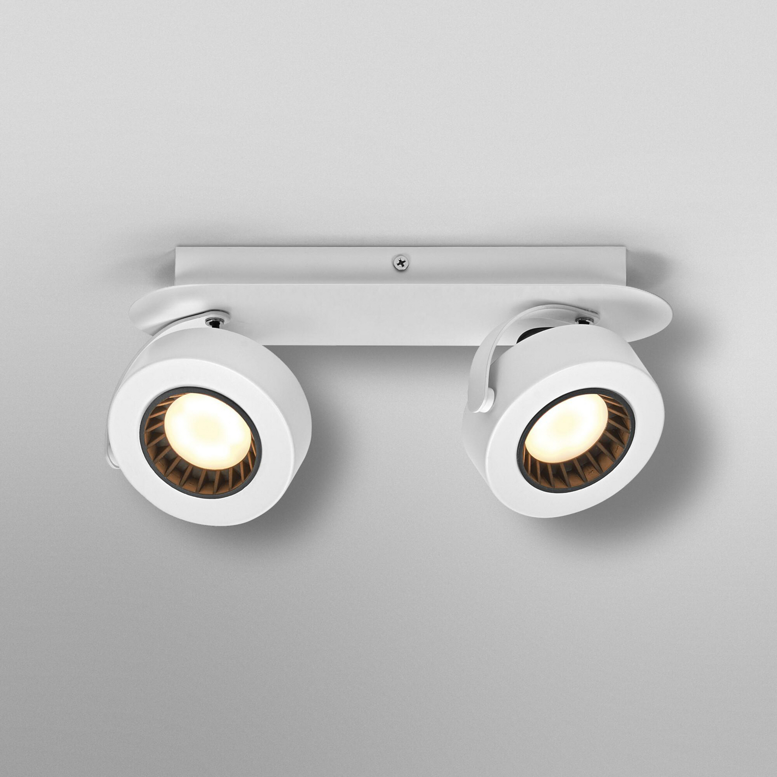 OSRAM LED plafondspot VENUS, wit, 2-lamps, metaal 3.000 K