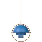 Multi-Lite Lustră Pendul ø36 Brass/Blue - GUBI