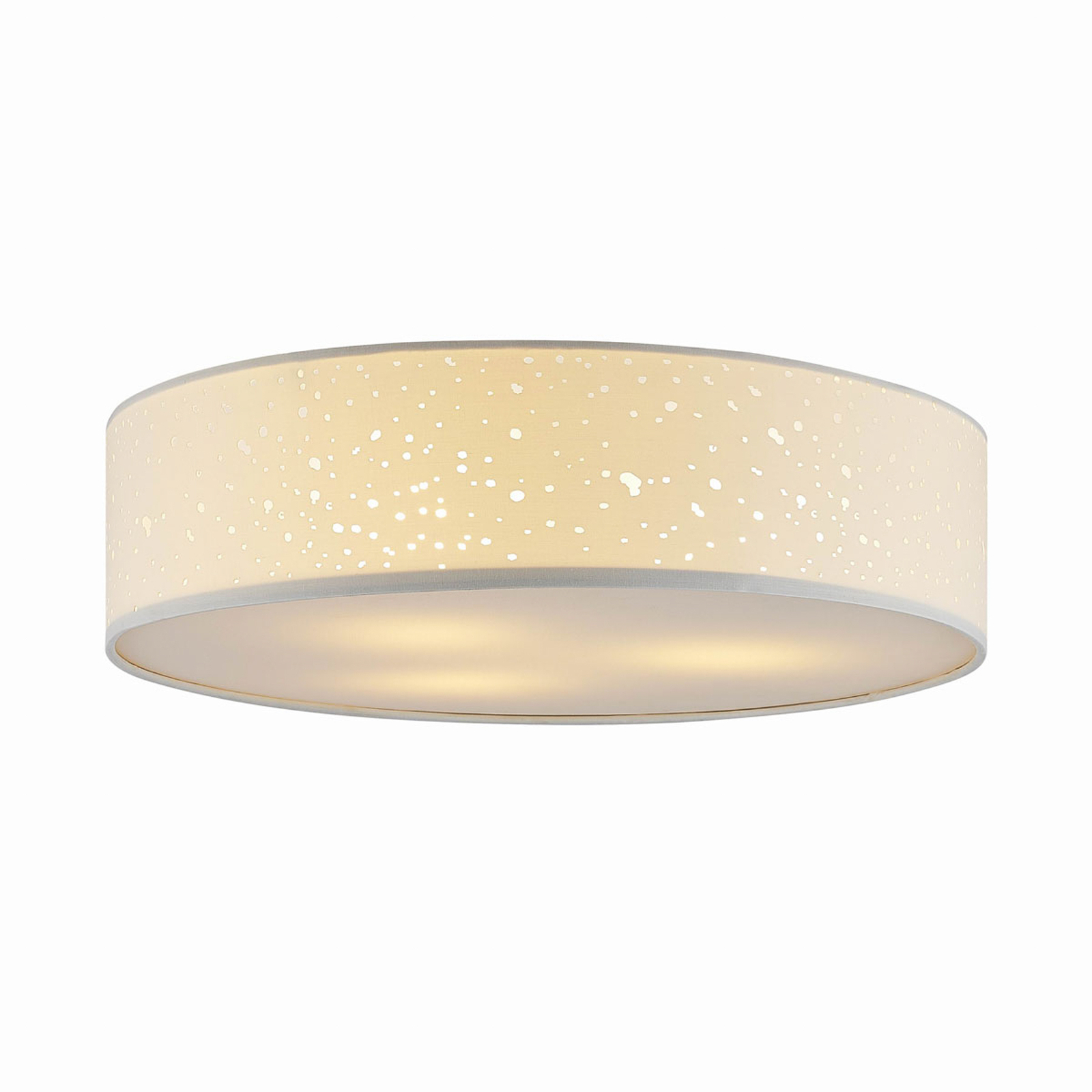Umma Taklampe H15 White/Satin Nickel - Lindby