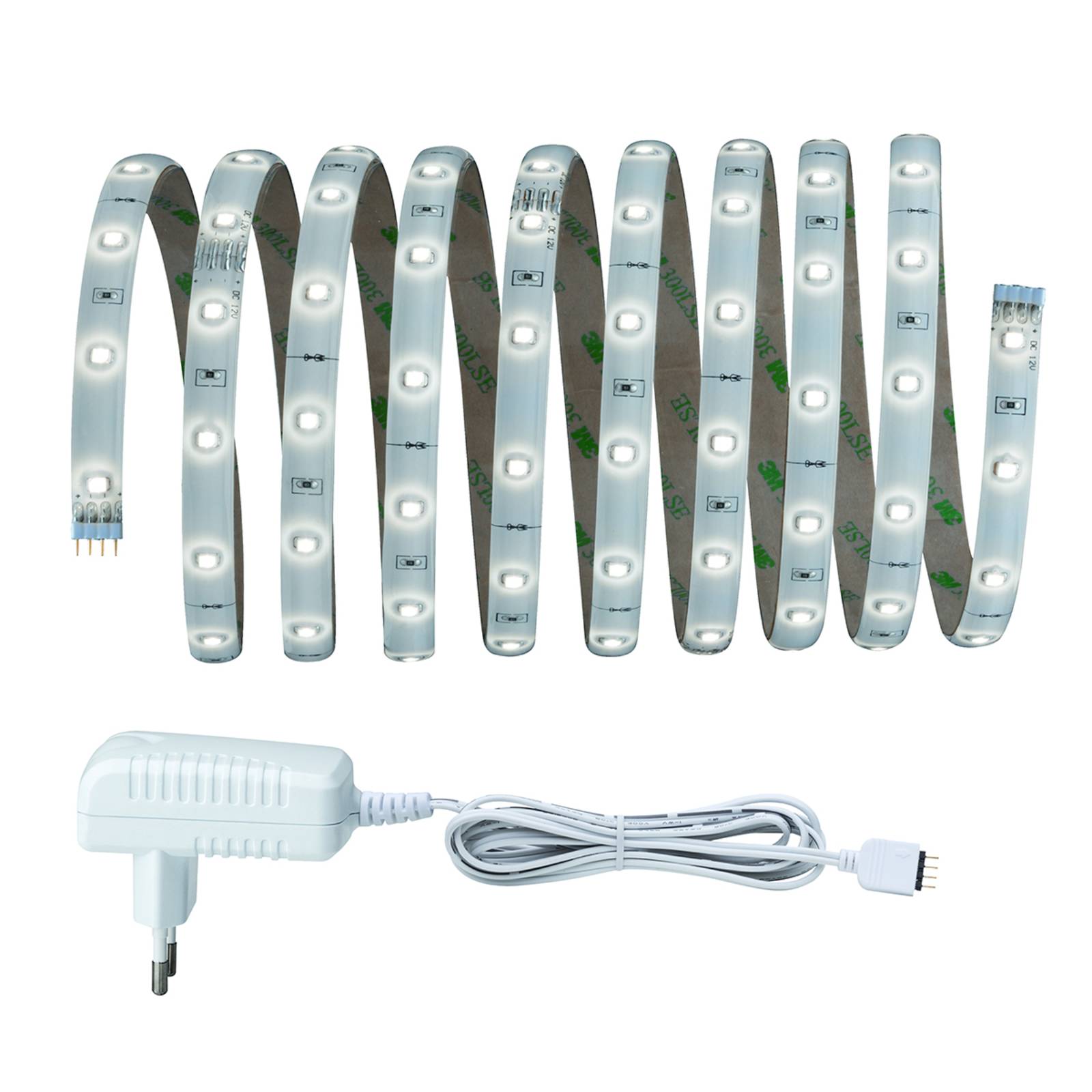 Paulmann Basic set YourLED white, luminous colour daylight, for Living / Dining Room, plastic, L: 300 cm, W: 1.05 cm