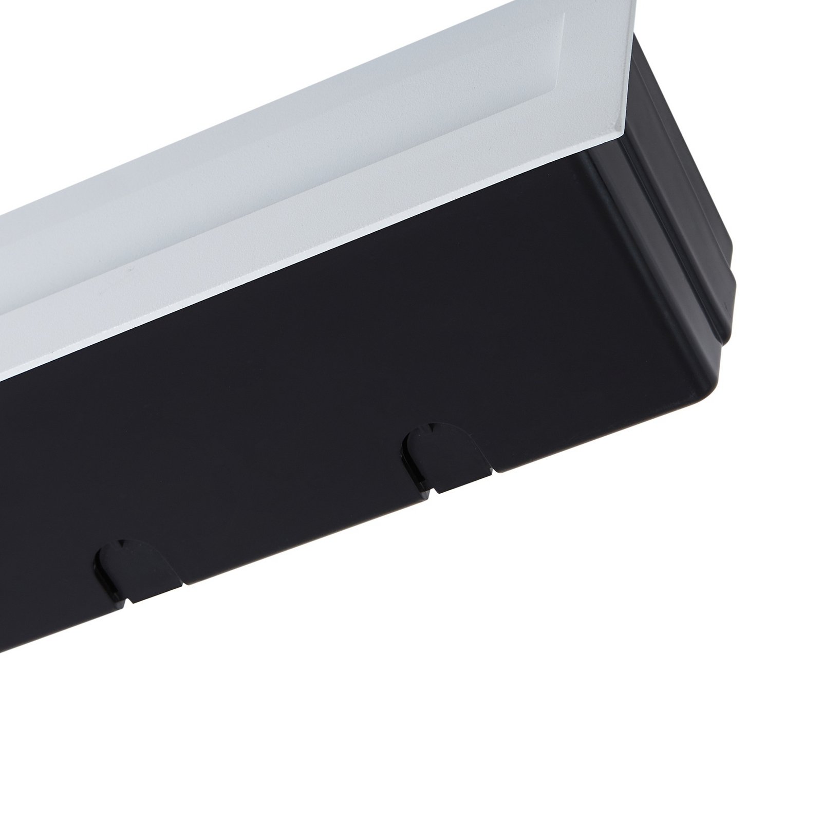 Lucande LED innfelt vegglampe Loya, 23 x 8 cm, hvit, IP54