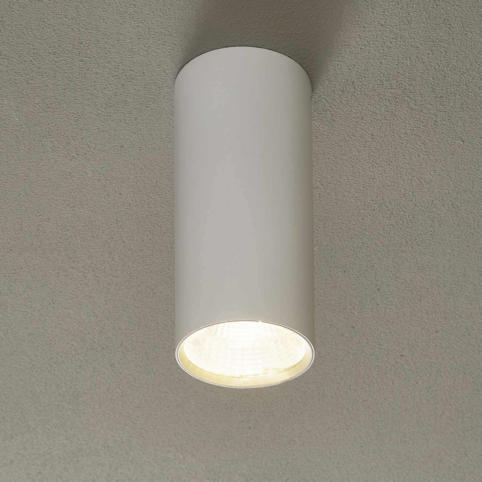 Lucande Takio downlight LED 2 700 K Ø10 cm blanc