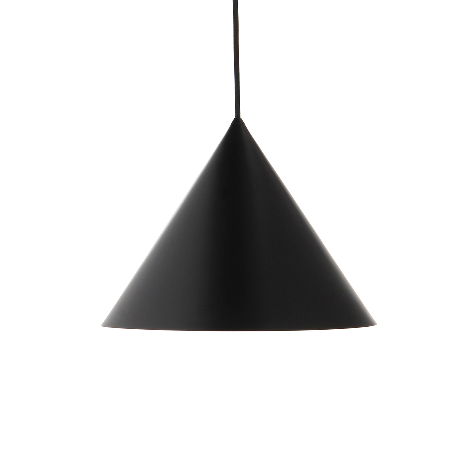Závěsné svítidlo FRANDSEN Benjamin, Ø 46 cm, černá barva