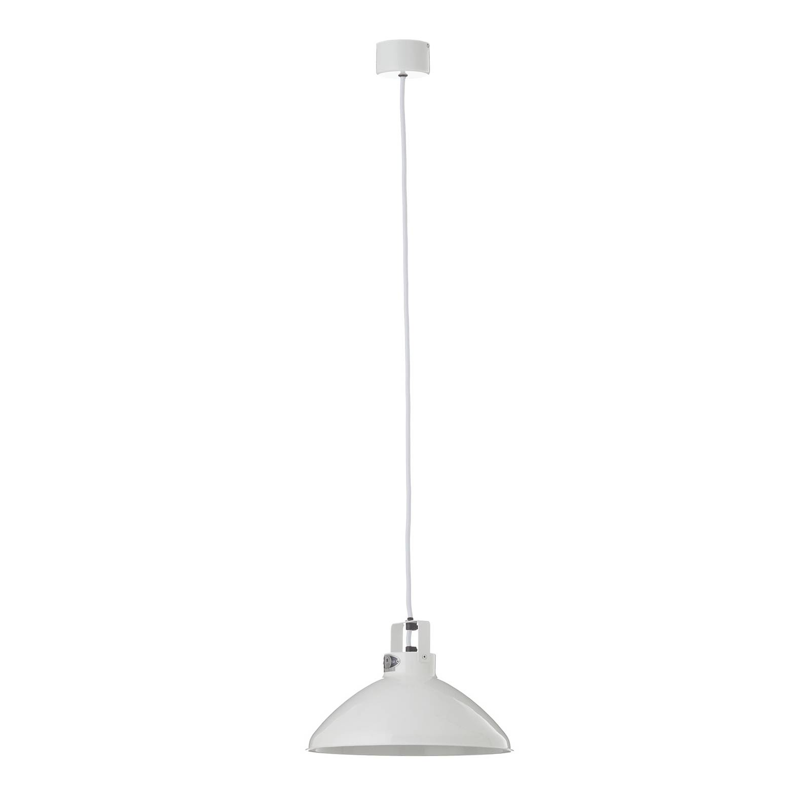 Jieldé Beaumont B240 lampa wisząca biała lśniąca