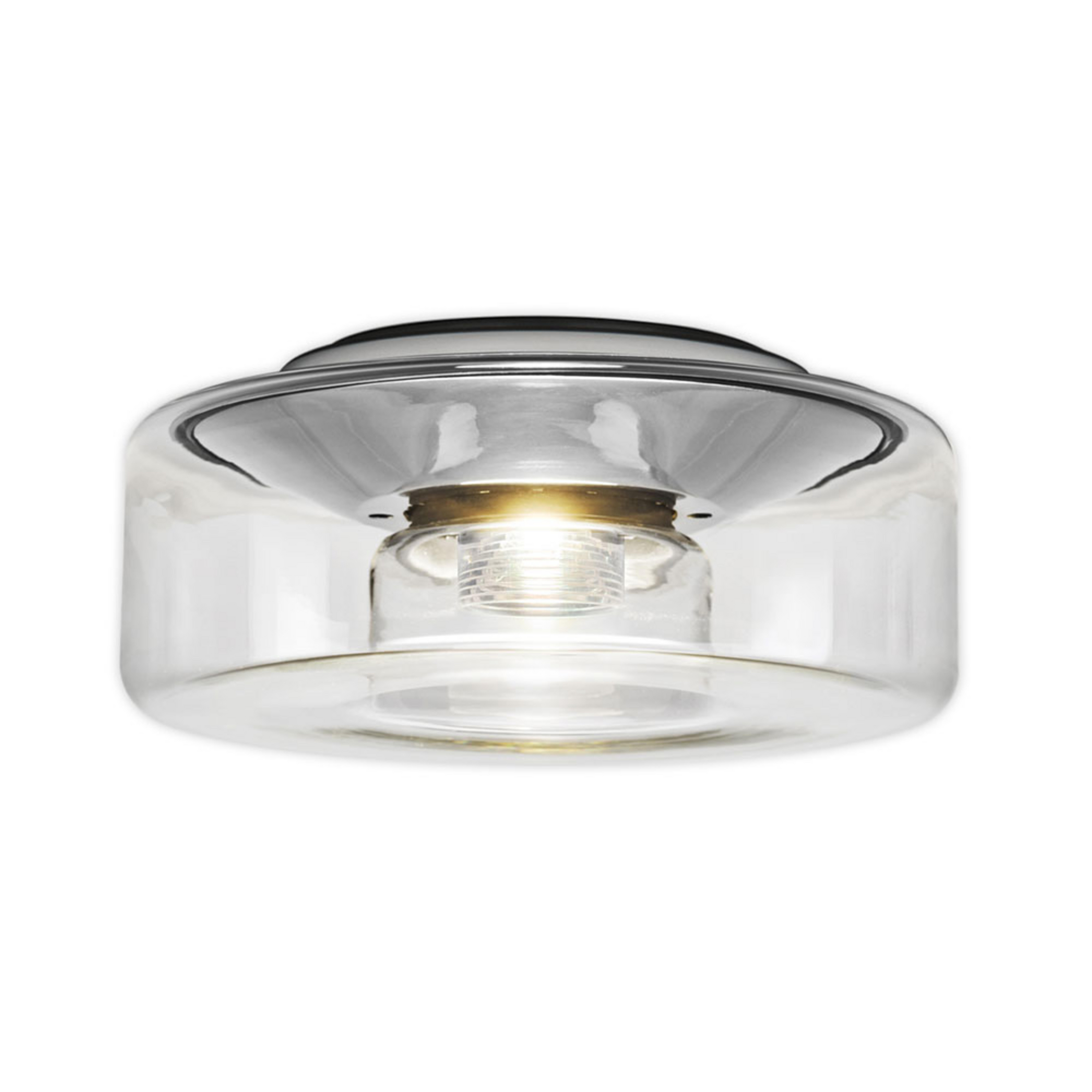 Curling S plafoniera 2.700K Acrilico trasparente - serien.lighting