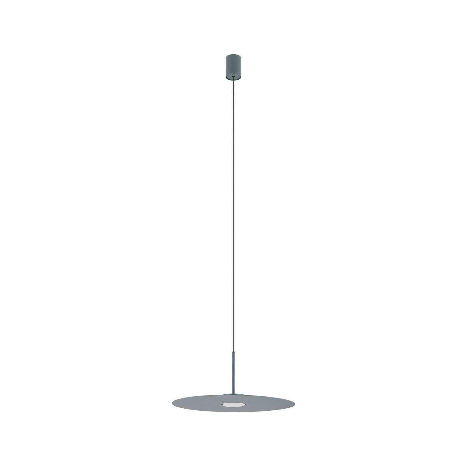 Hängeleuchte Simone, Stahl, umbrablau, Ø 40 cm, GX53
