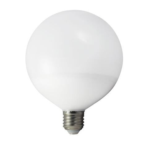 E27 15W 827 LED-klotlampa, varmvit